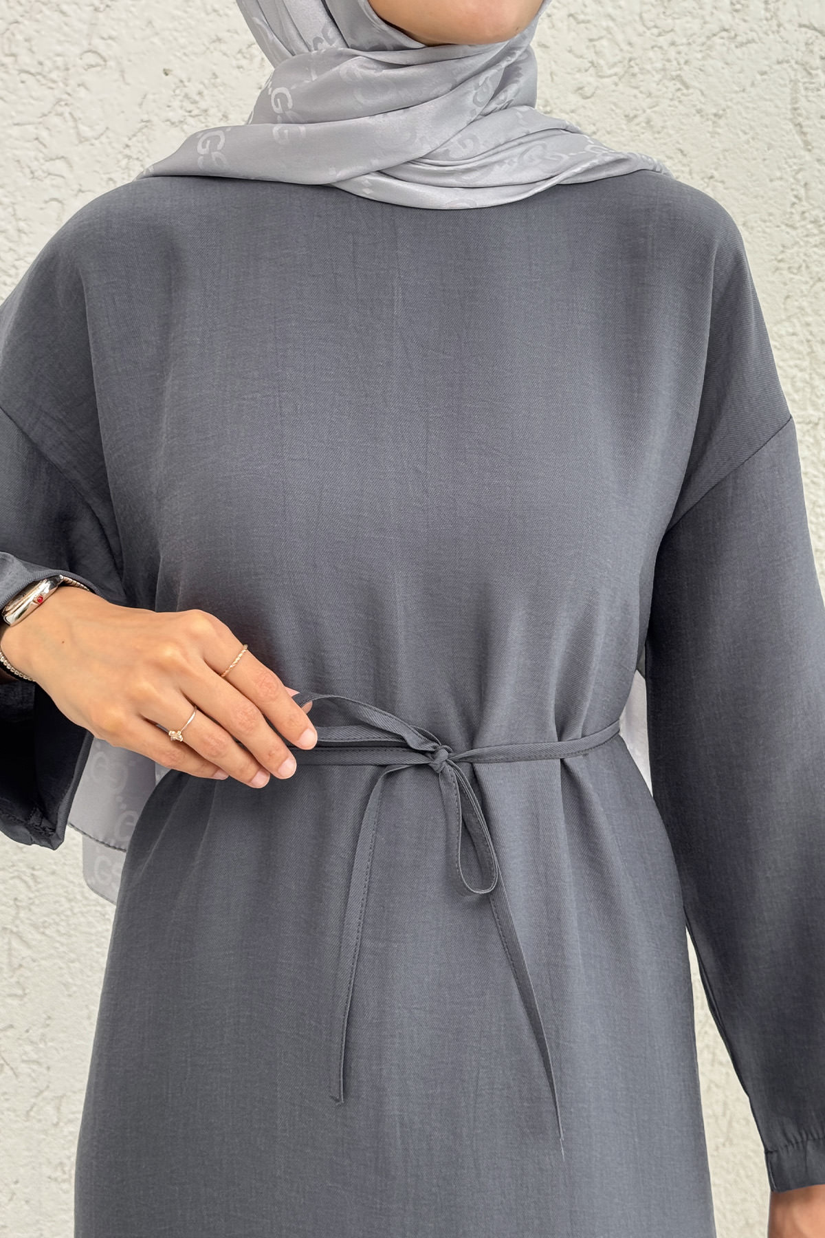 Sultan Basic Elbise 0001 - ANTRASİT |  