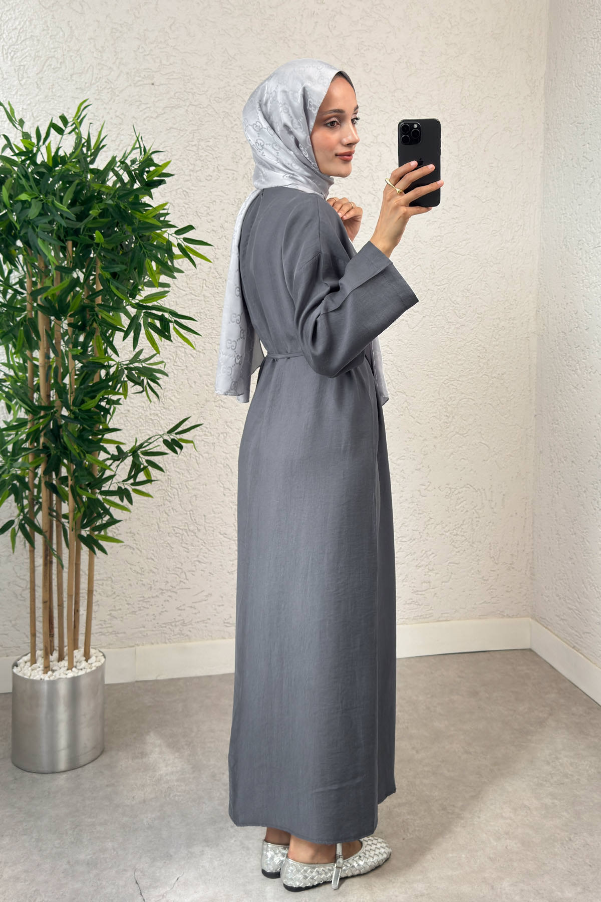 Sultan Basic Elbise 0001 - ANTRASİT |  