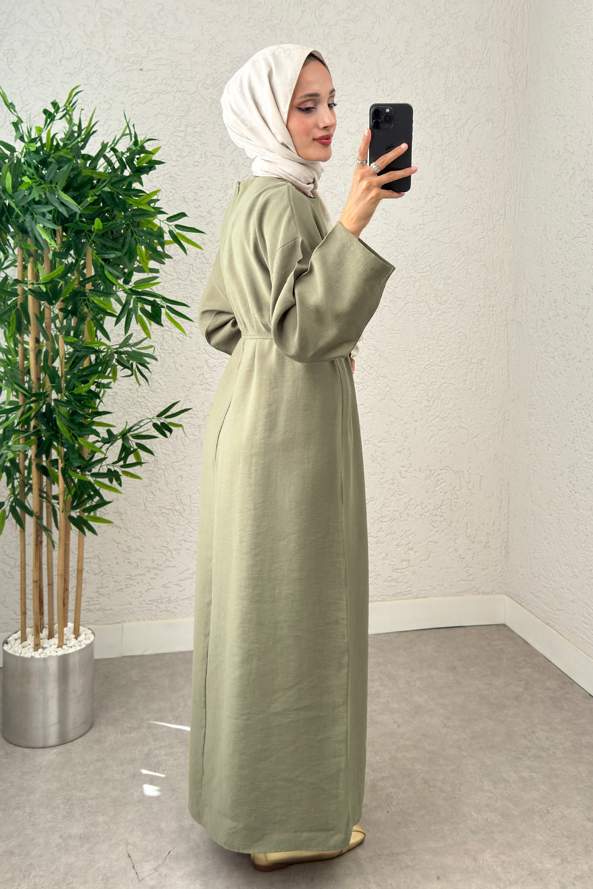 Sultan Basic Elbise 0001 - HAKİ |  