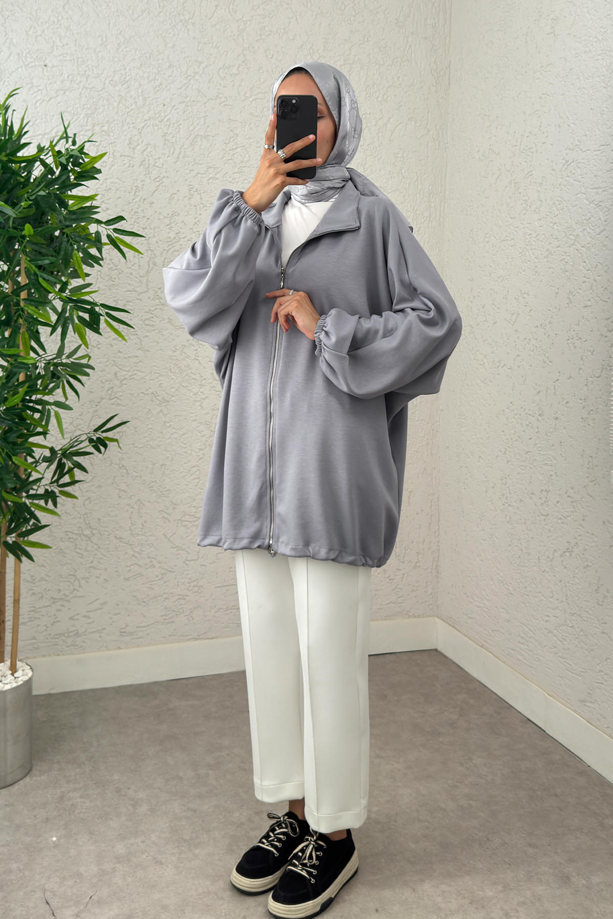 Yarasa Kol Salaş Kap 0008 - GRİ |  