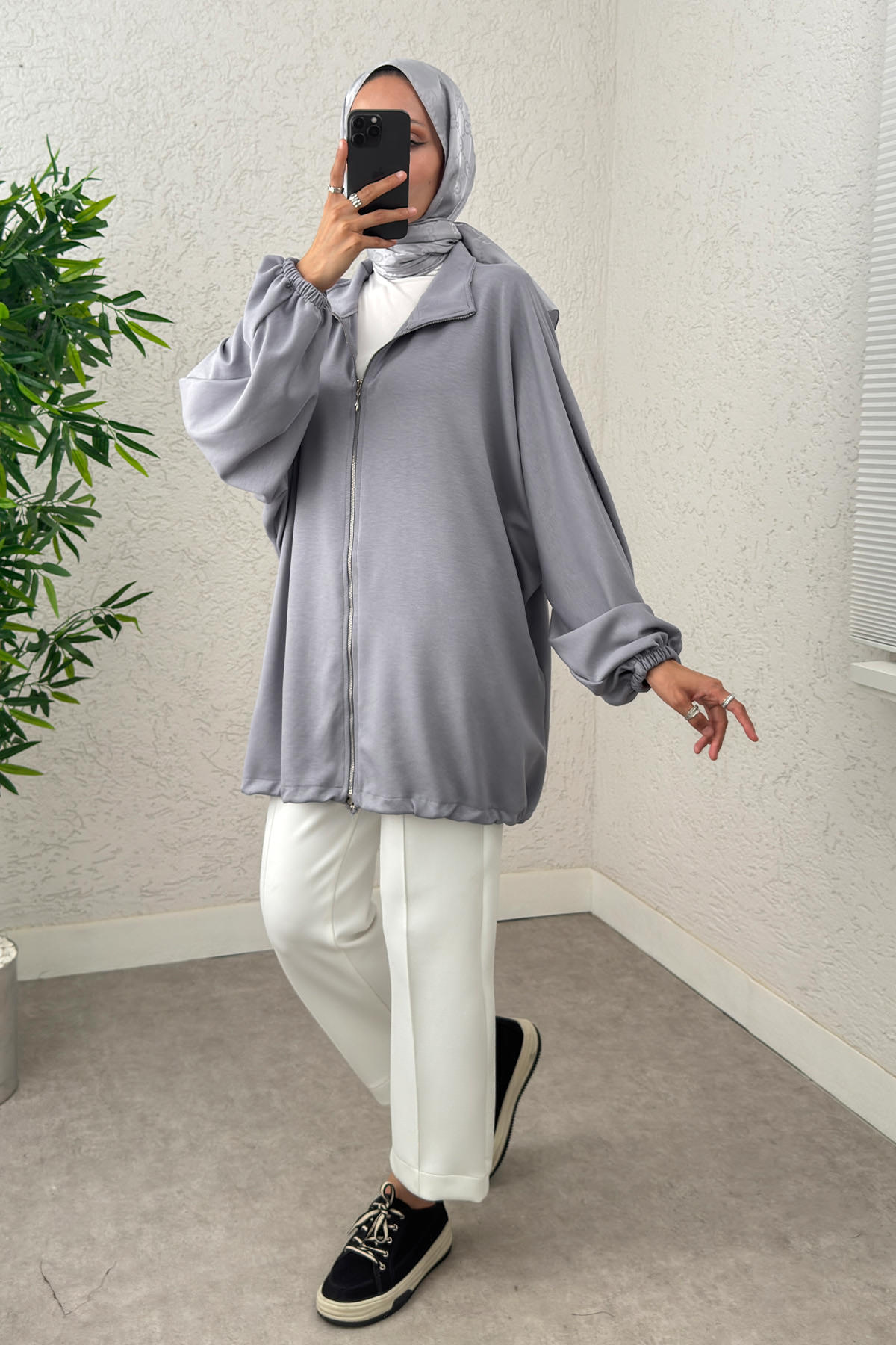 Yarasa Kol Salaş Kap 0008 - GRİ |  