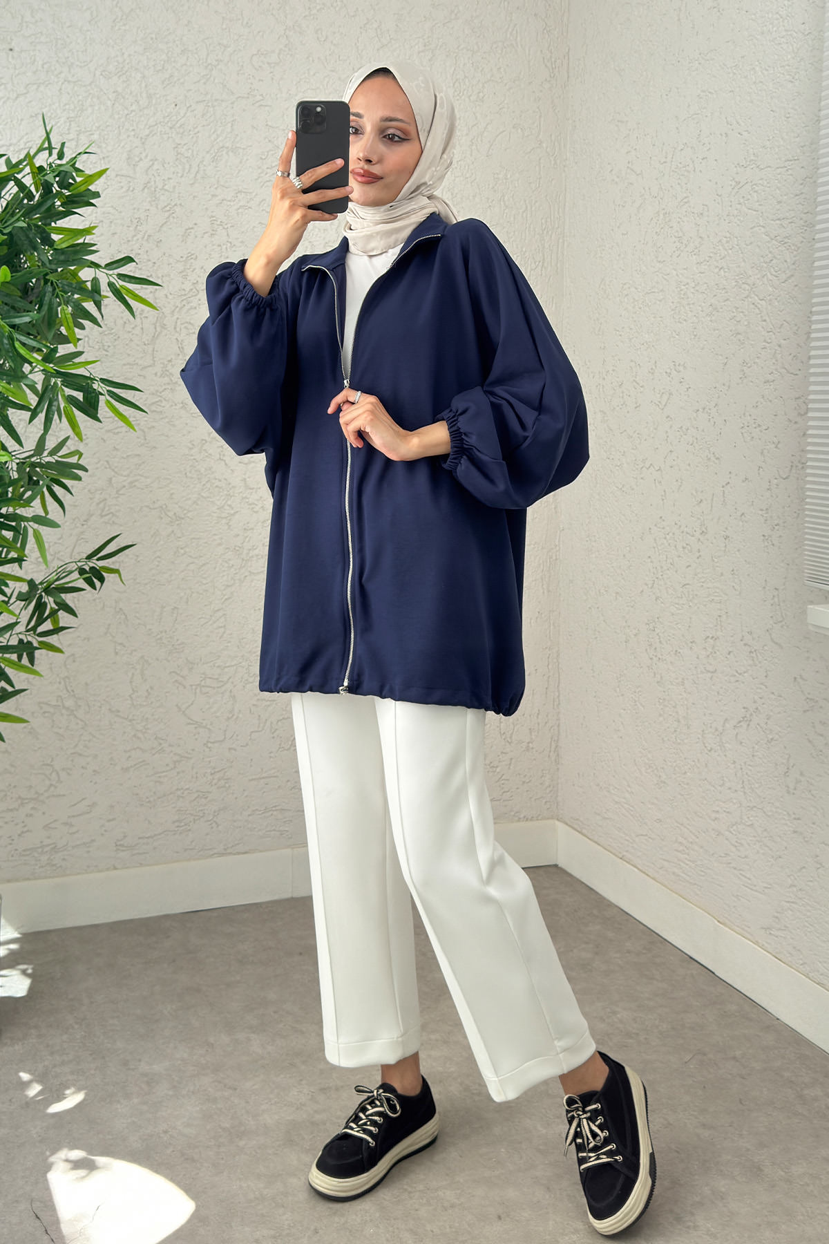 Yarasa Kol Salaş Kap 0008 - LACİVERT |  