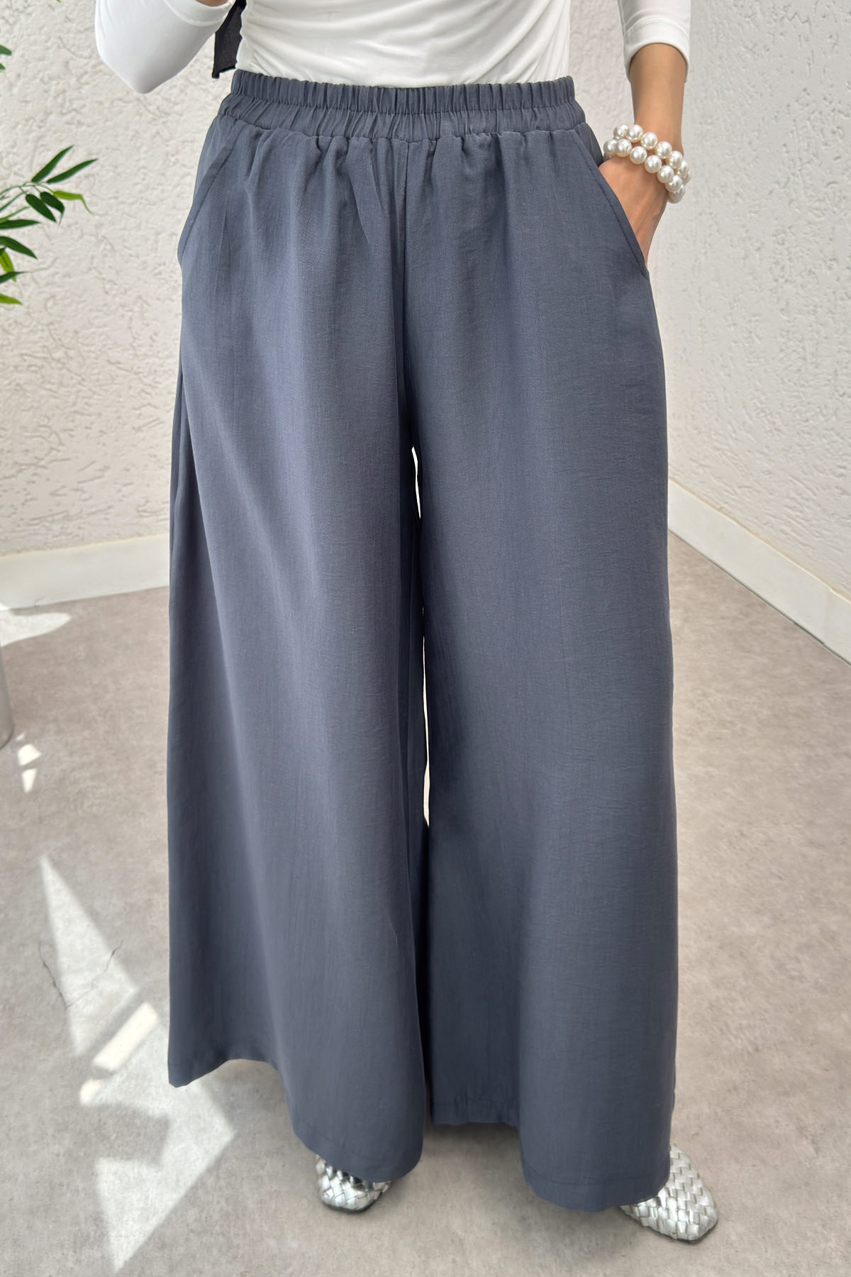 Boru Paça Pantolon 0012 - ANTRASİT |  