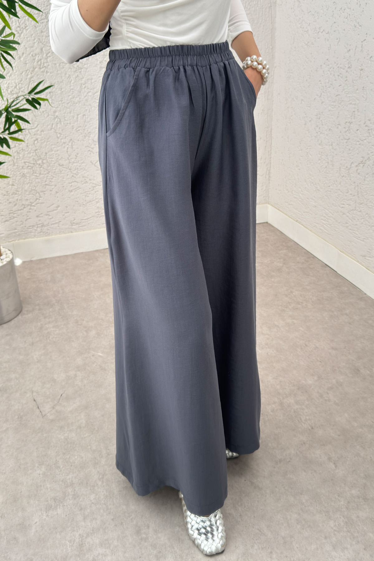 Boru Paça Pantolon 0012 - ANTRASİT |  