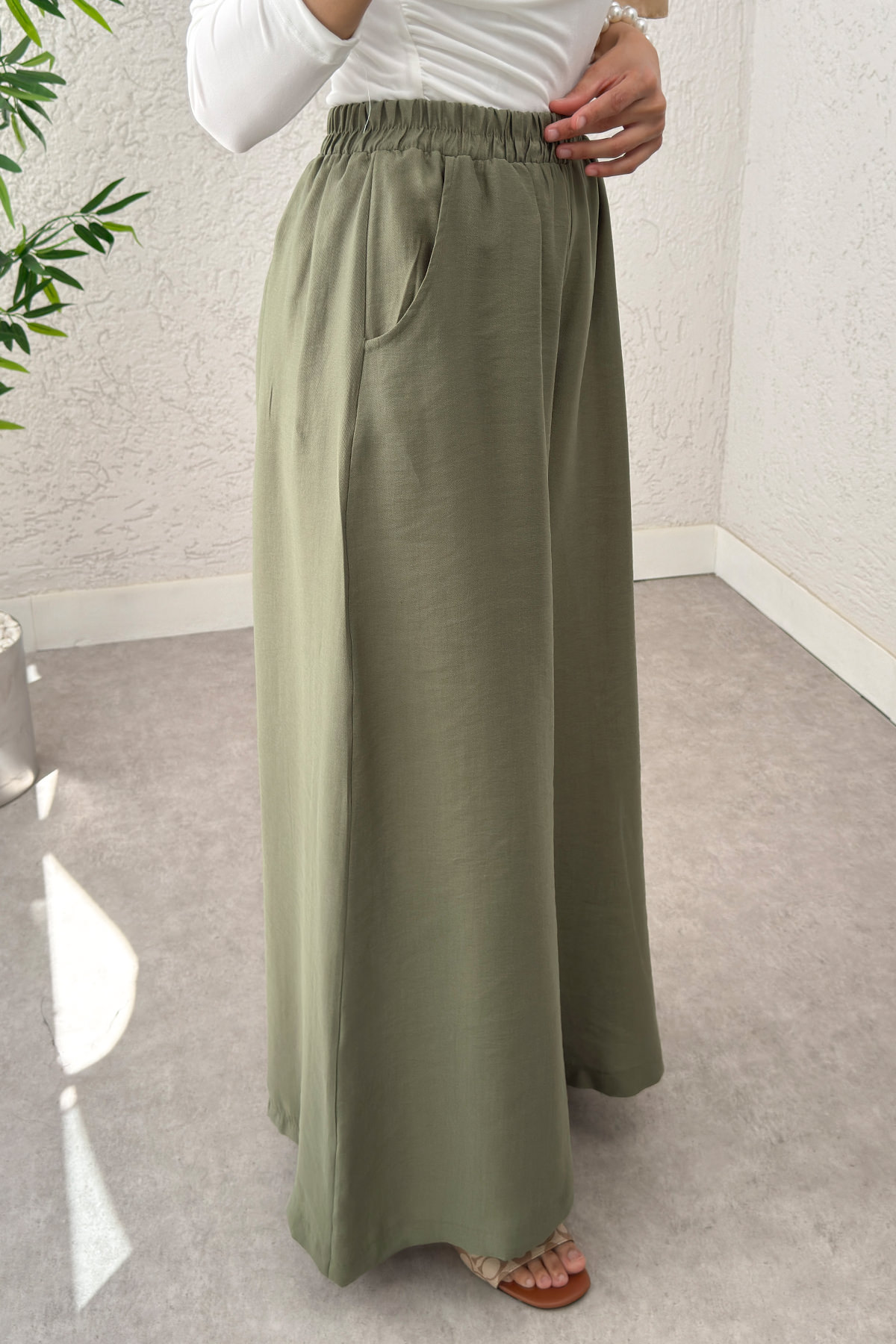 Boru Paça Pantolon 0012 - HAKİ |  