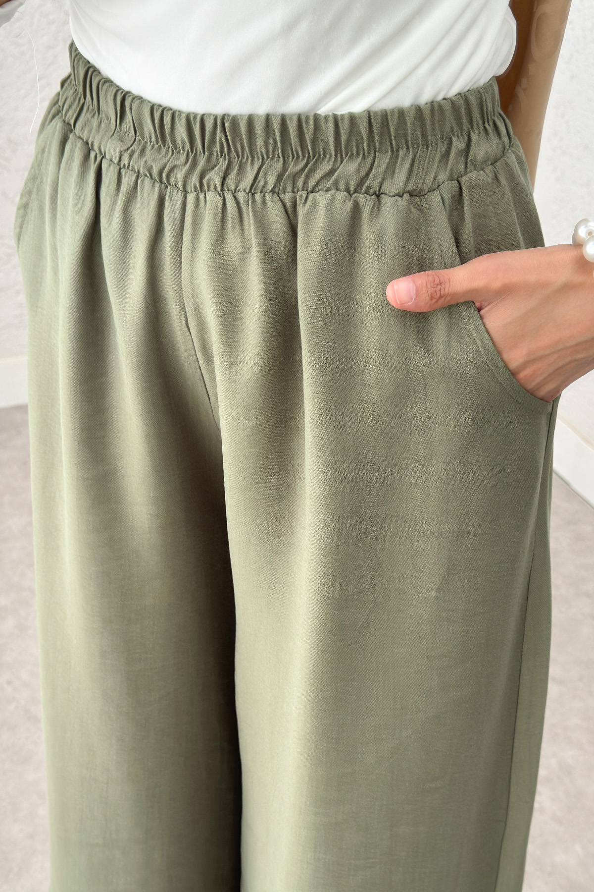 Boru Paça Pantolon 0012 - HAKİ |  