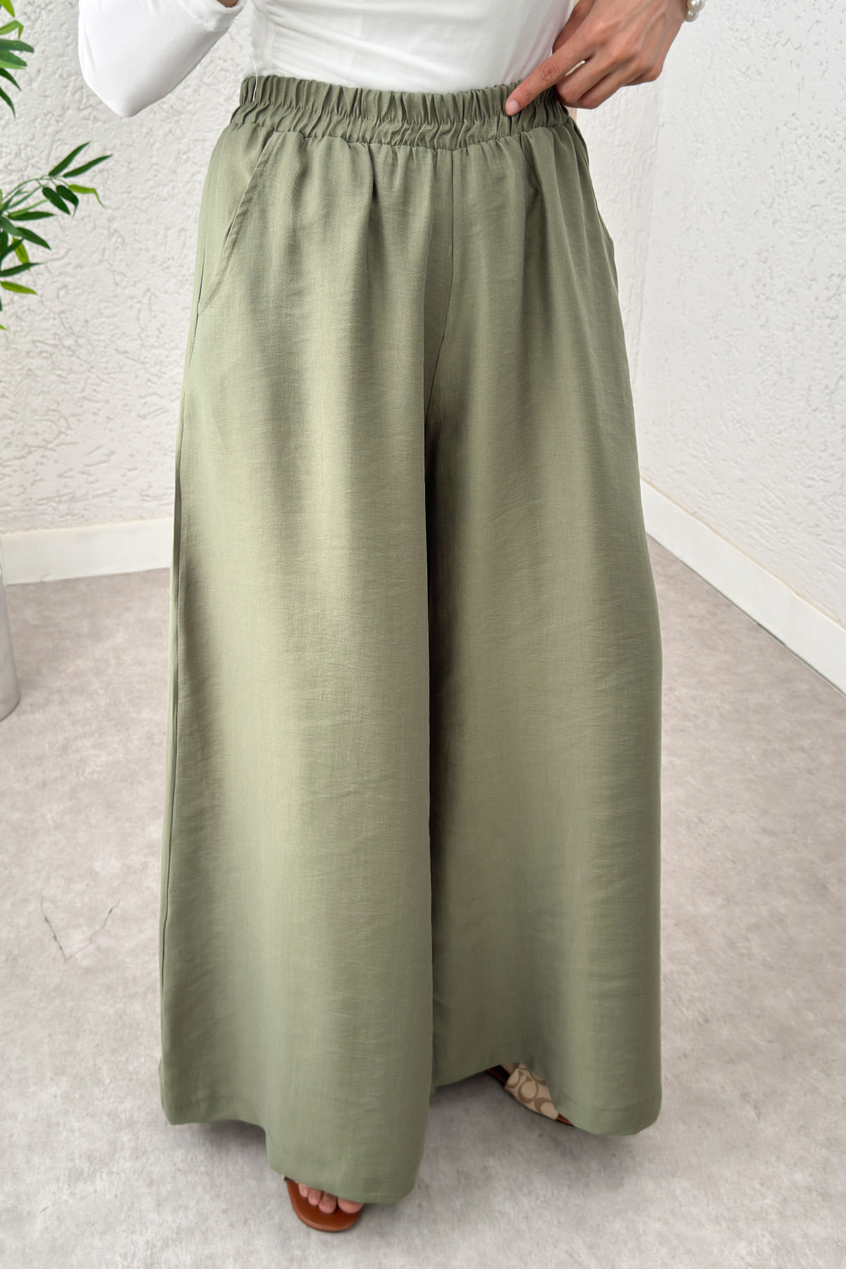 Boru Paça Pantolon 0012 - HAKİ |  