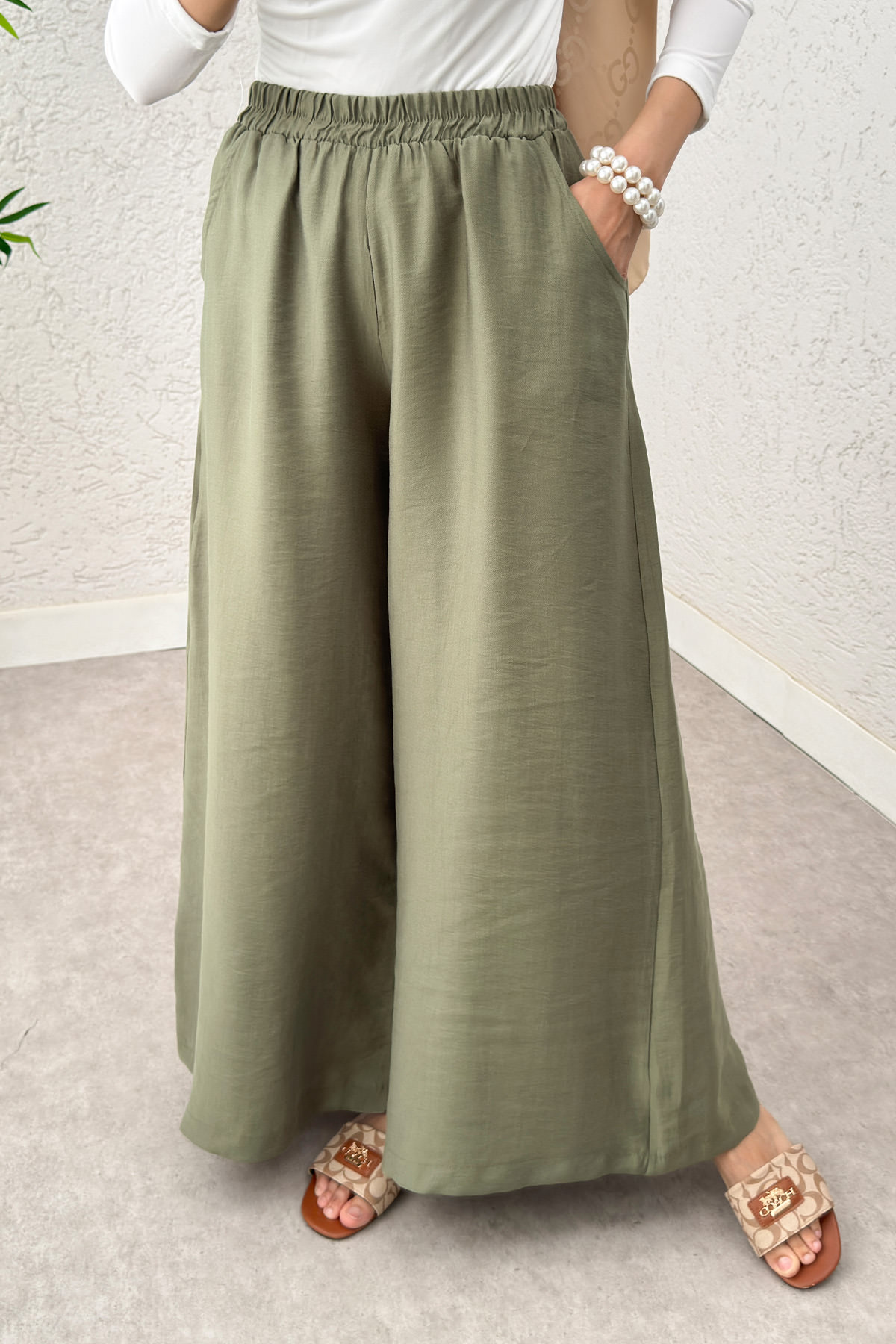 Boru Paça Pantolon 0012 - HAKİ |  