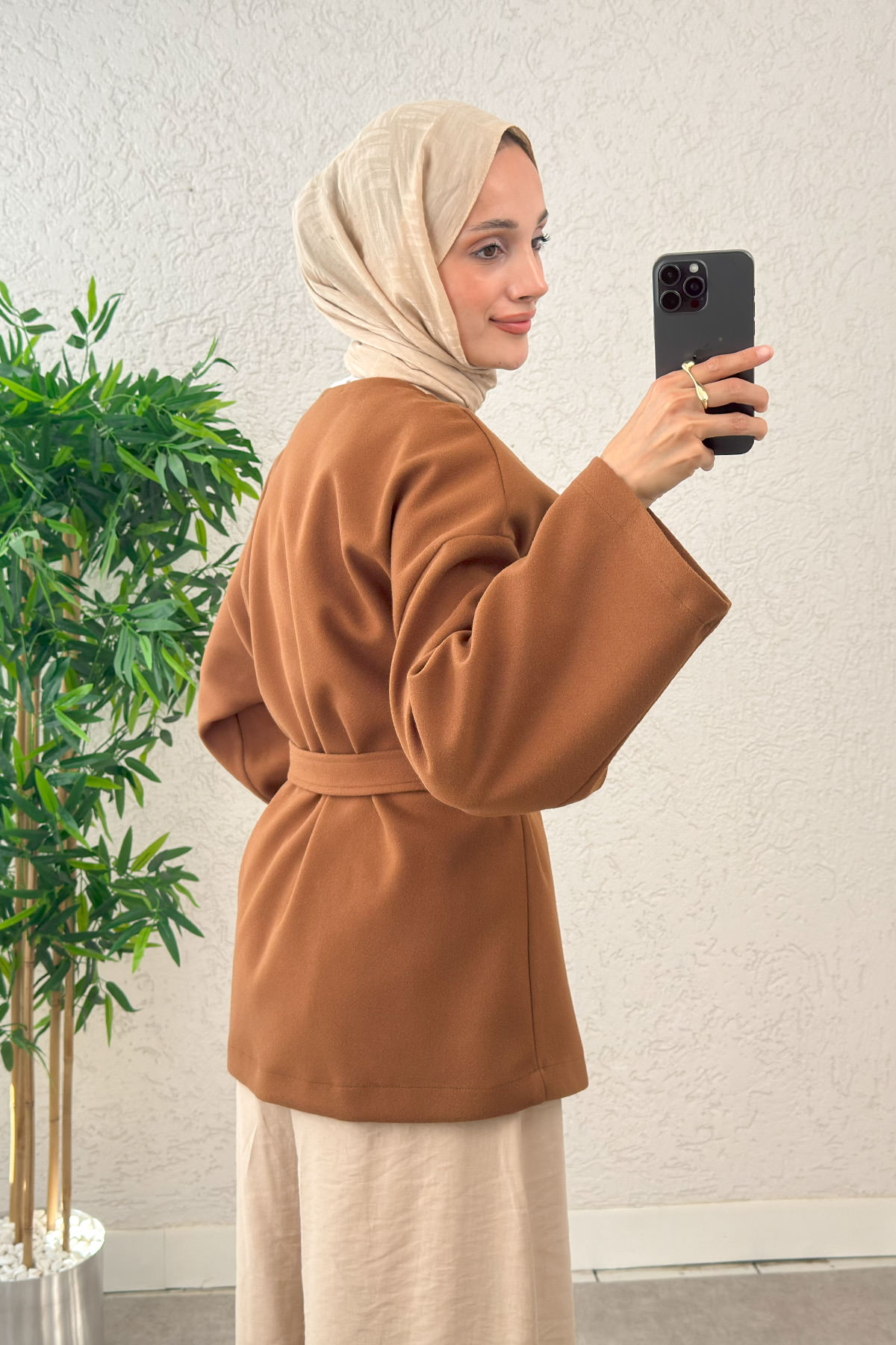 Premium Kaşe Kaban 0019 - TABA |  