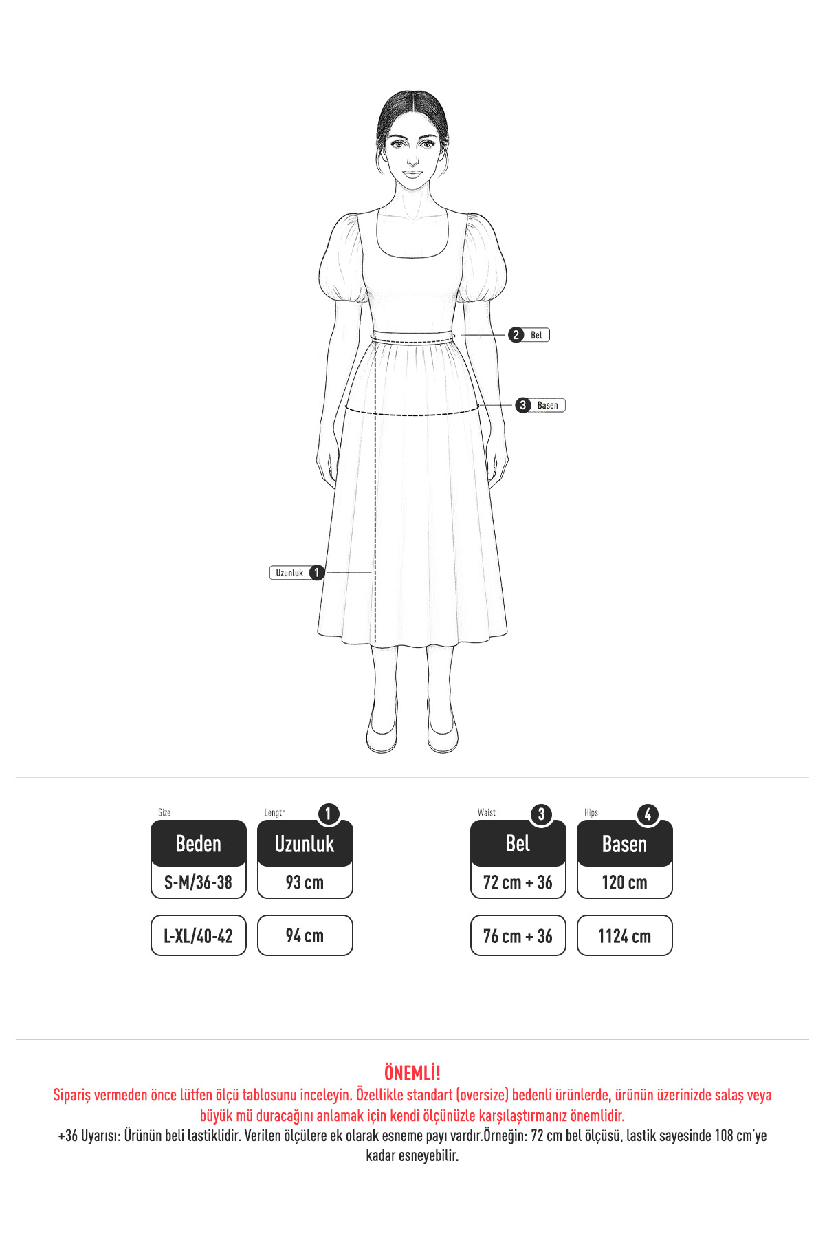 Scuba Kloş Etek 0023 - KOYU KAHVERENGİ |  