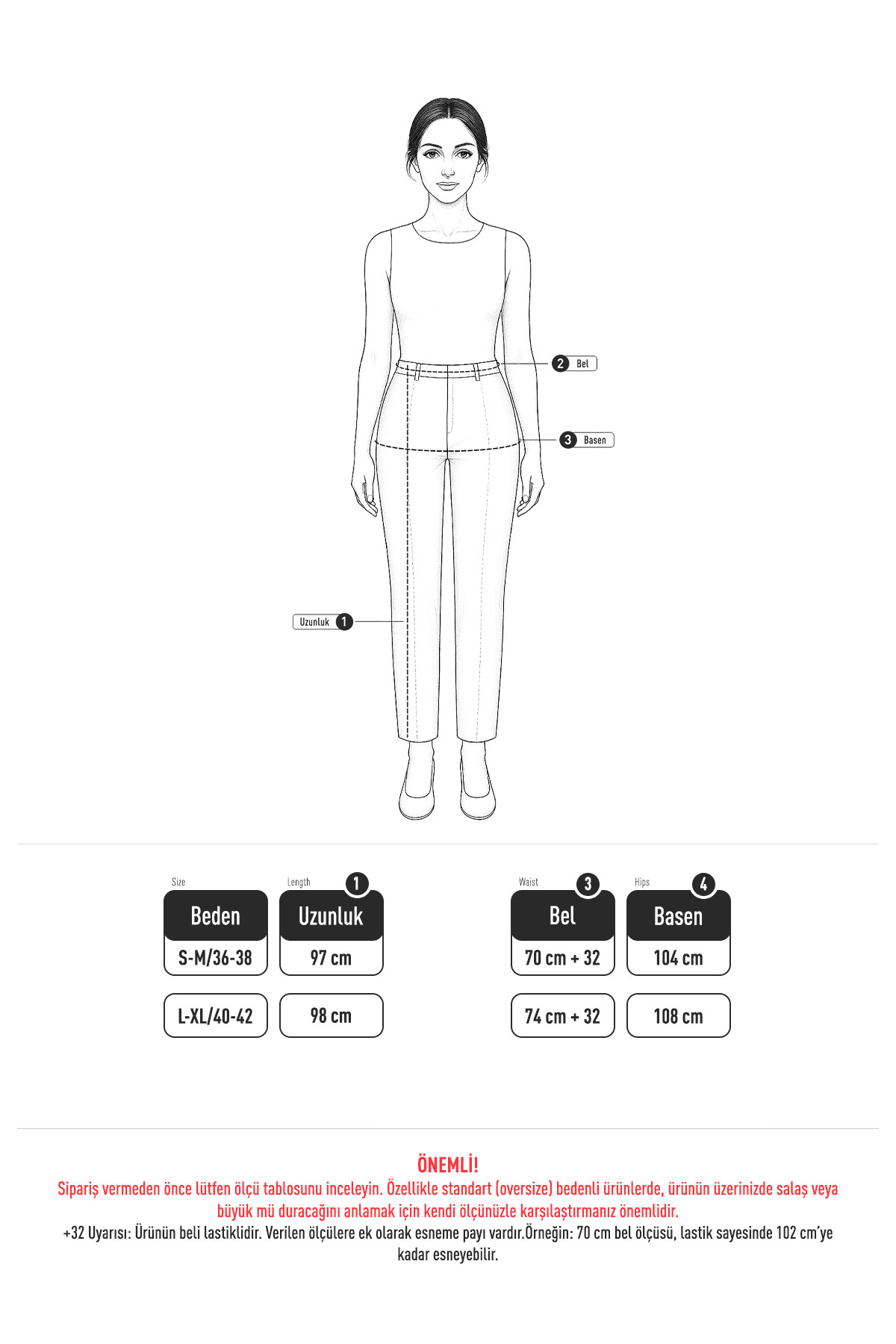 Likralı Scuba Pantolon 0033 - ACI KAHVERENGİ |  