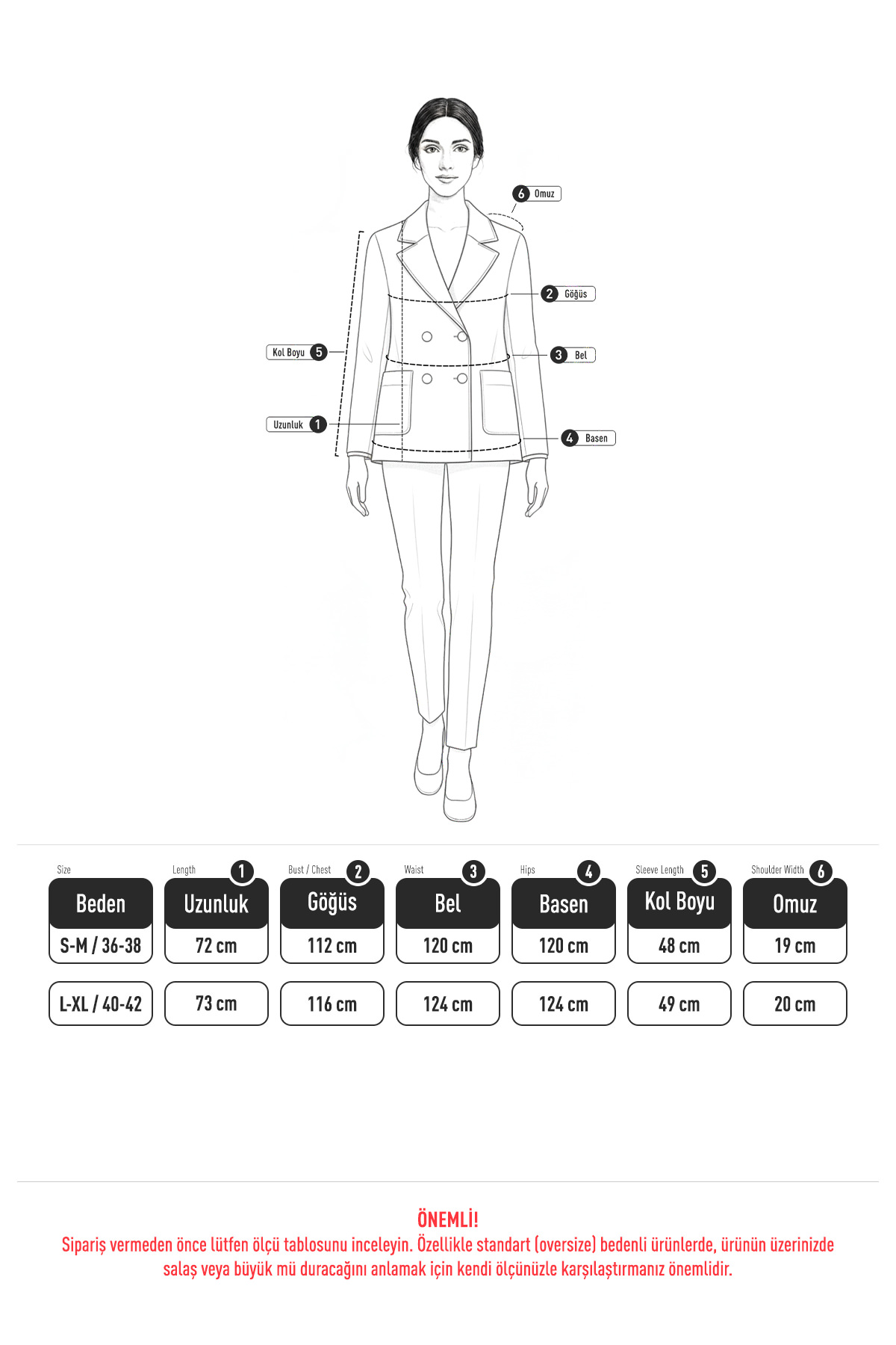 Hakim Yaka Kaşe Ceket 0035 - SİYAH |  