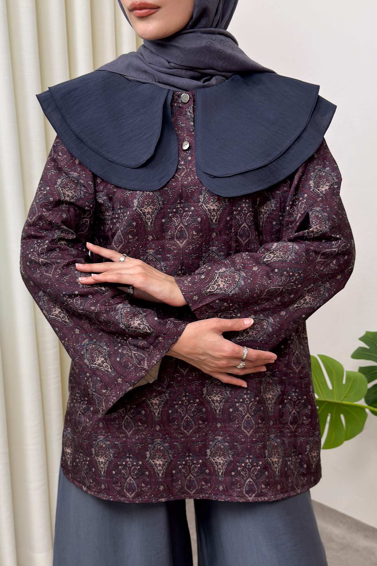 Retro Desenli Oversize Tunik 0042 - MÜRDÜM |  