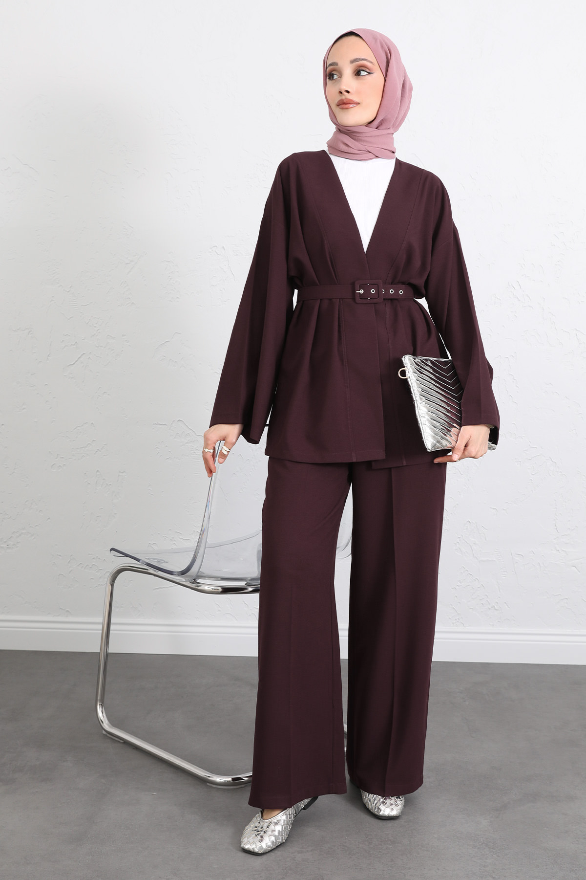 Kemerli Kimono Takım 0047 - MÜRDÜM |  