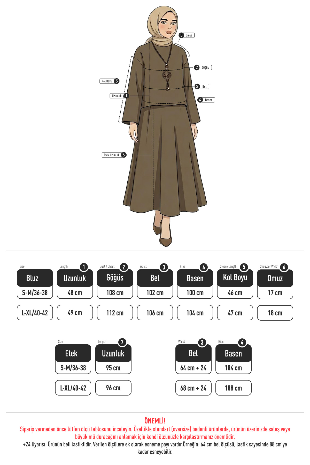 Aksesuar Detaylı Etekli Takım 0053 - BEYAZ |  