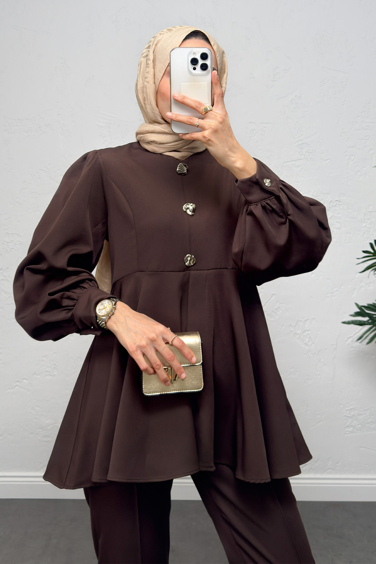 Volan Detay İkili Takım 0071 - KAHVERENGİ |  