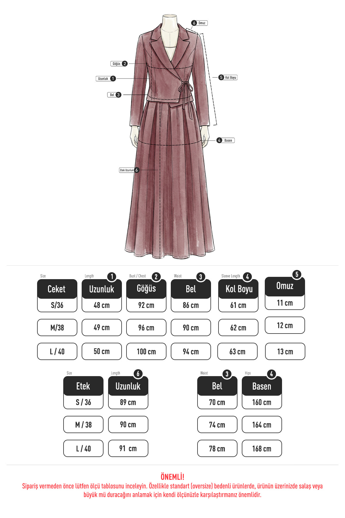 Bağcık Detay Ceketli Takım 0076 - LACİVERT |  