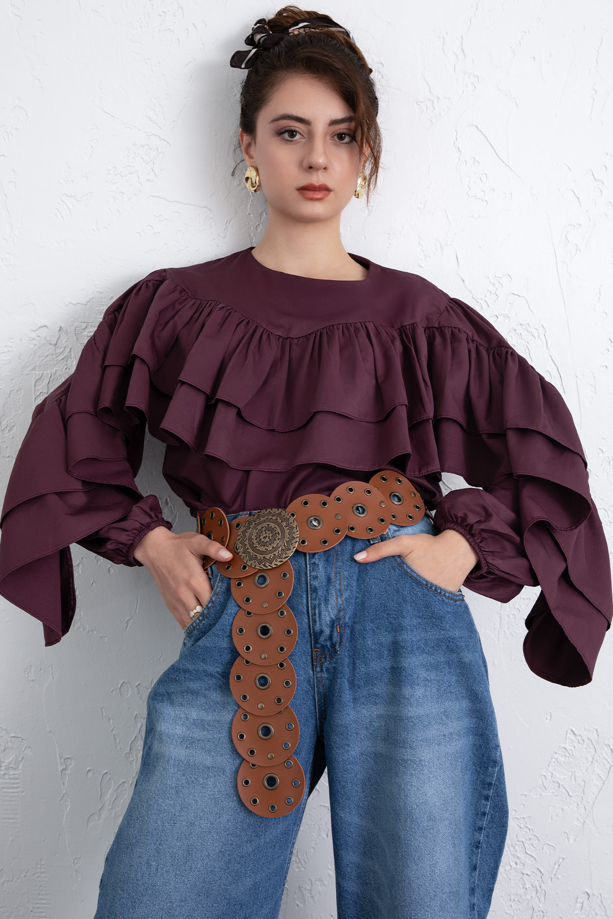 Volan Detay Bluz 0087 - MÜRDÜM |  