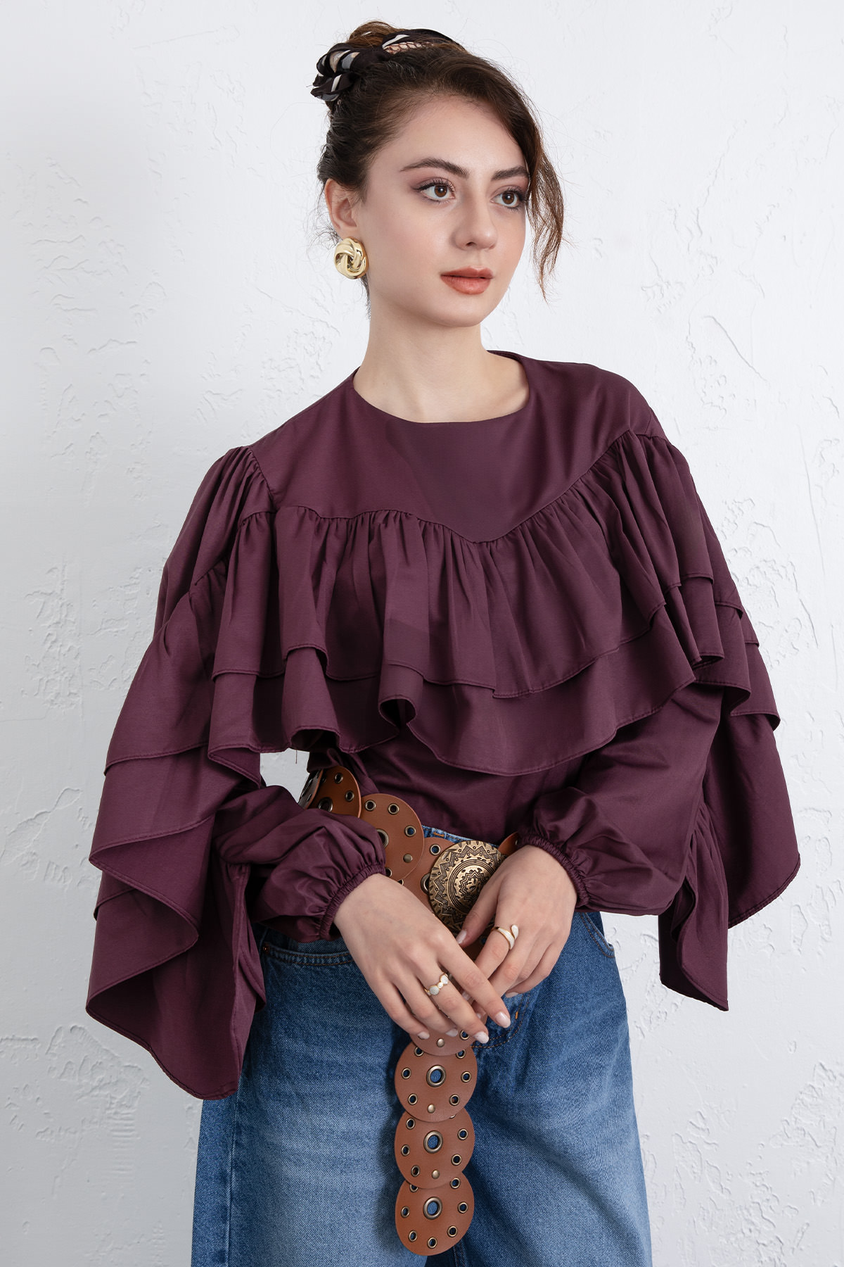 Volan Detay Bluz 0087 - MÜRDÜM |  