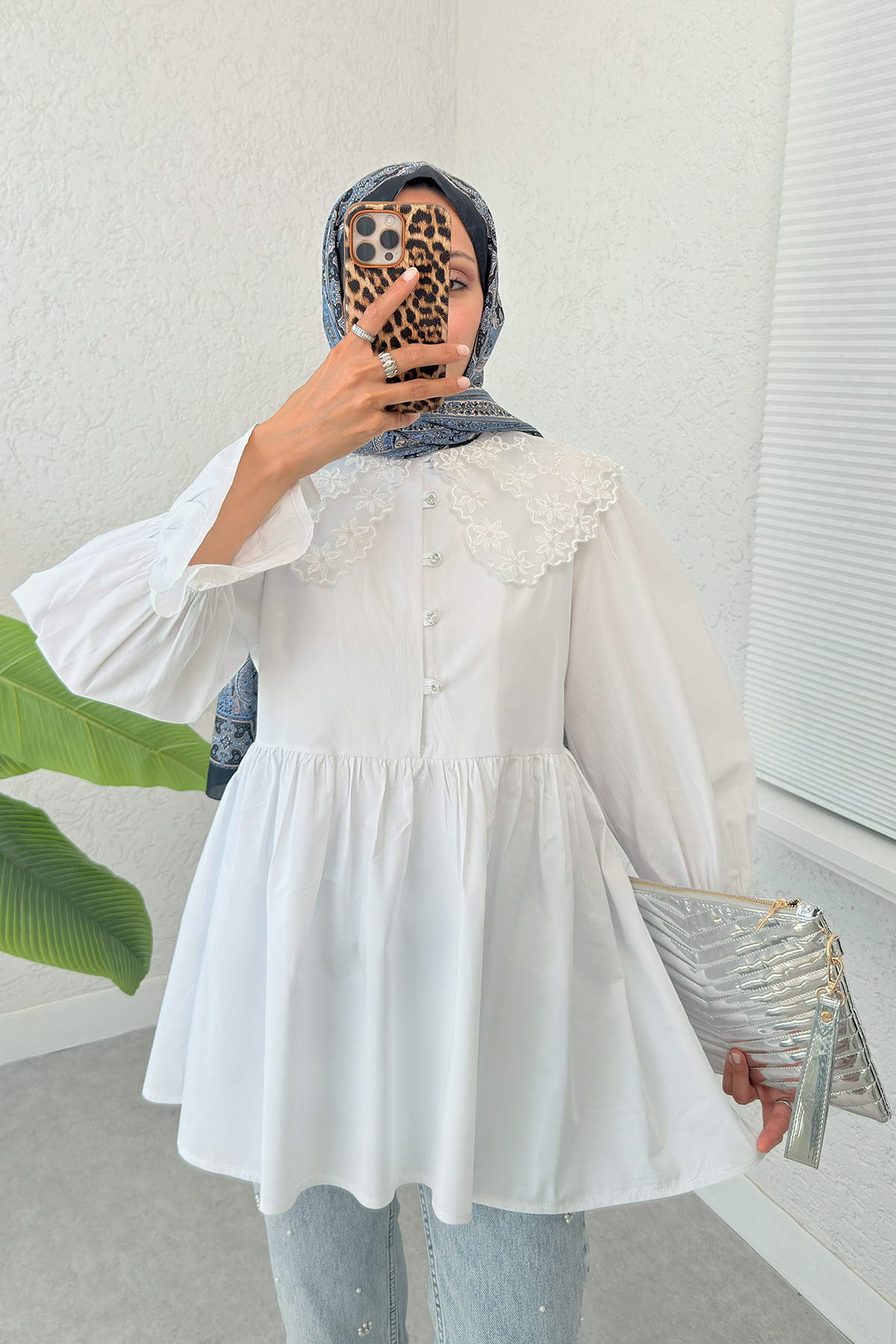 Prenses Tunik 2345 - BEYAZ |  