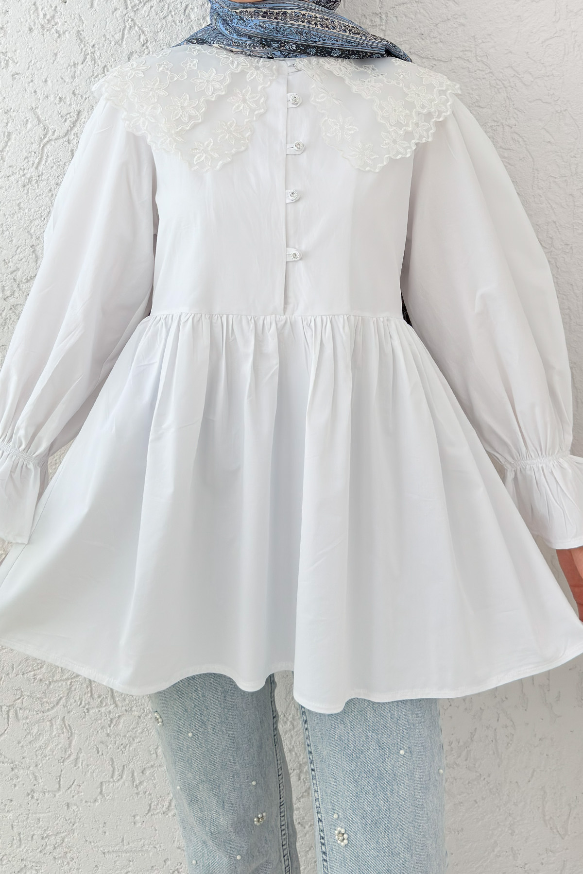 Prenses Tunik 2345 - BEYAZ |  