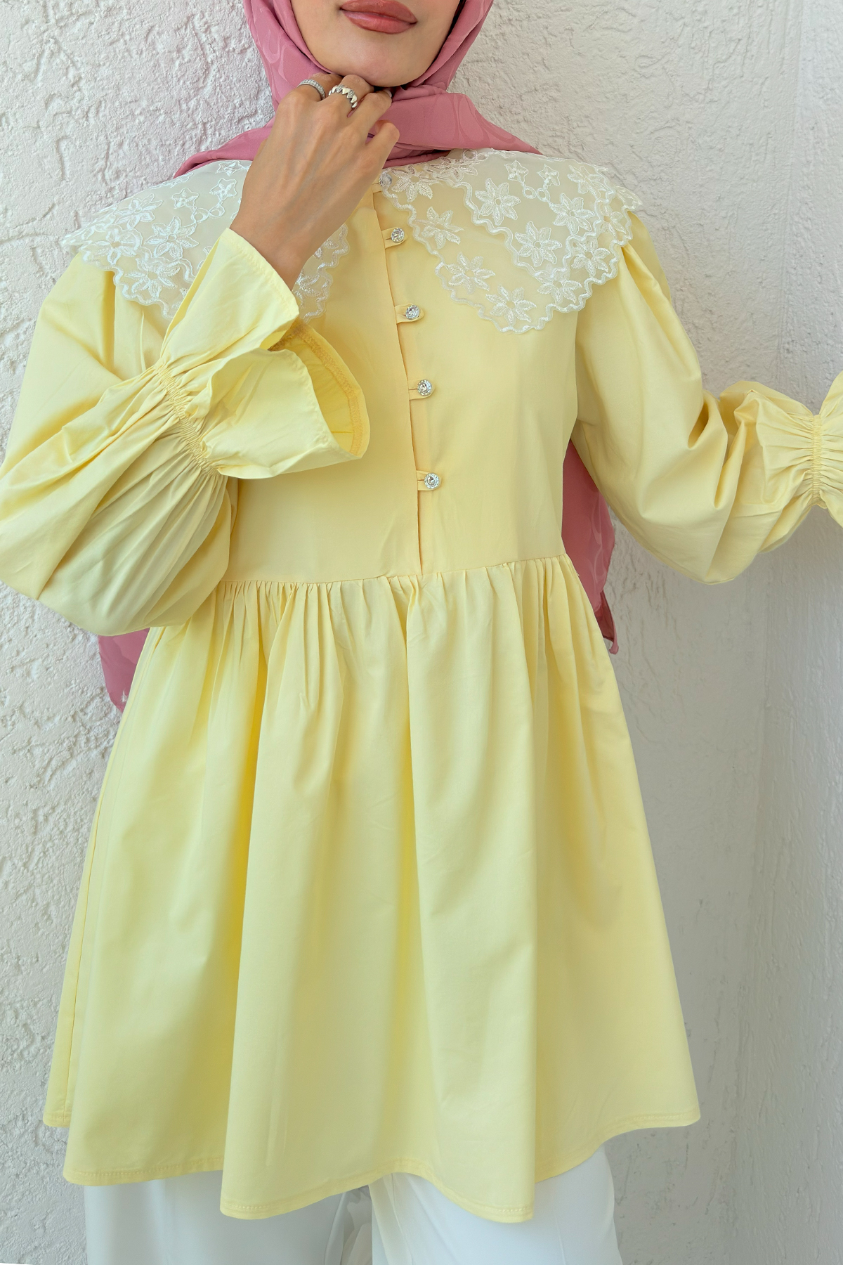 Prenses Tunik 2345 - SARI |  