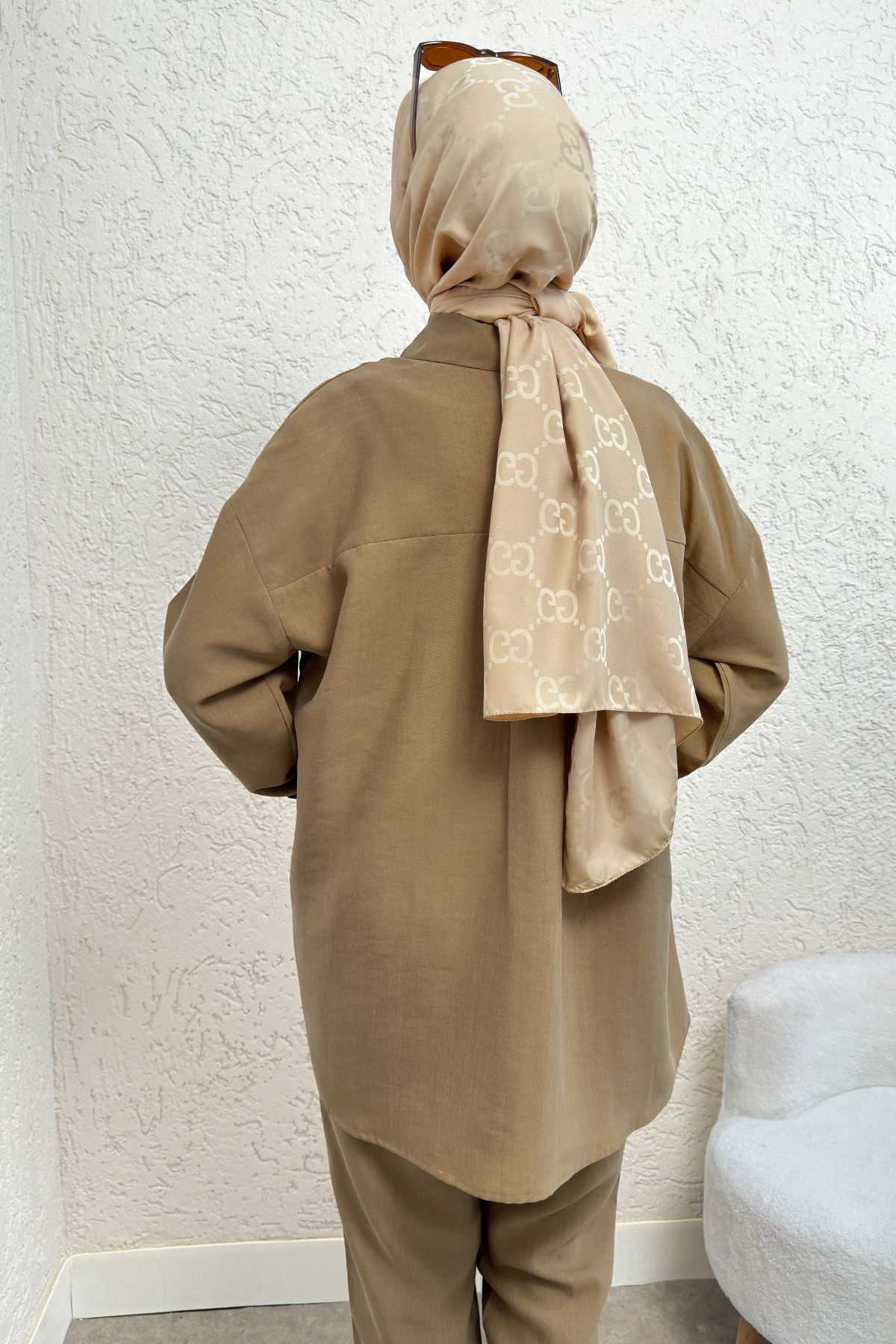 Etek Ucu Büzgülü Takım 2212 - VİZON |  