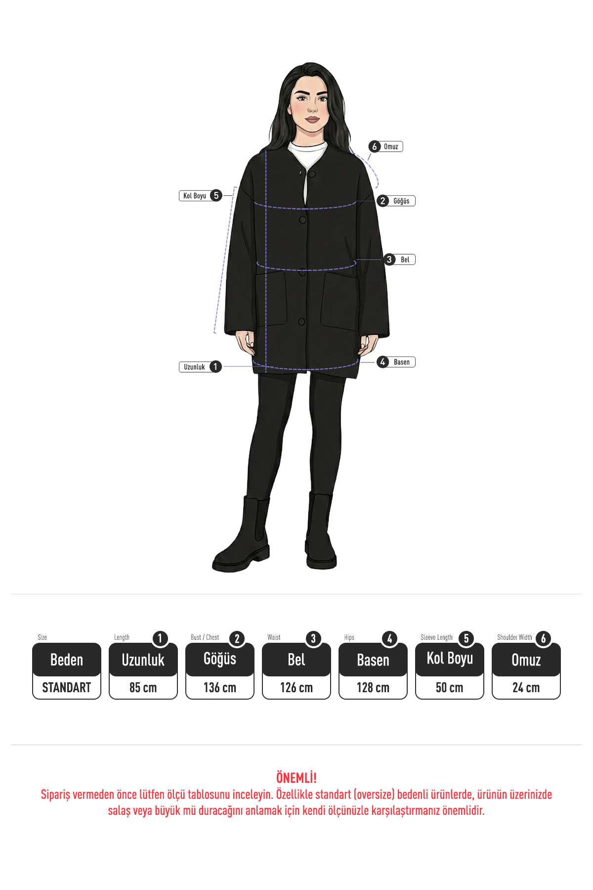 Cepli Triko Hırka 07446 - ANTRASİT |  
