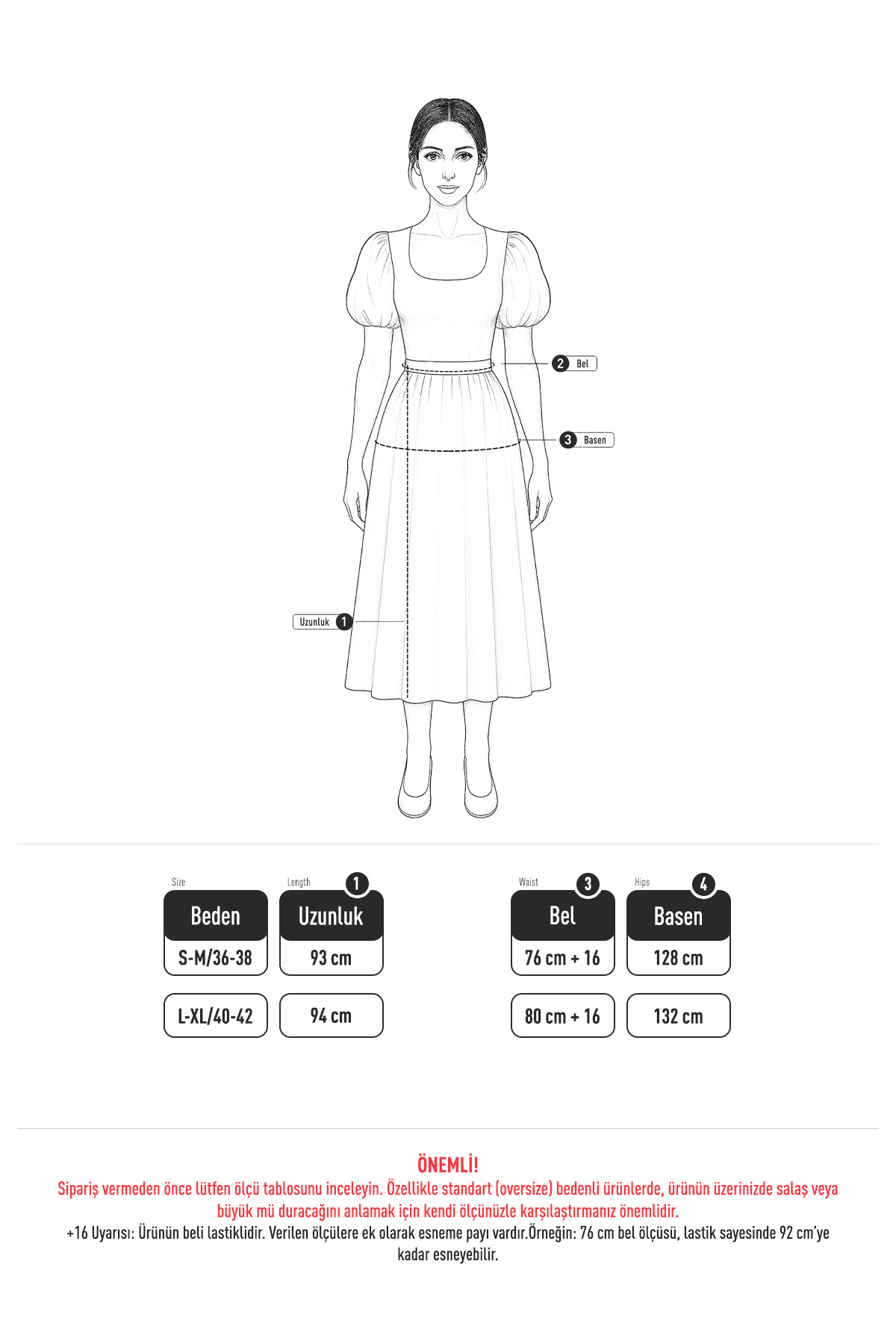 Fütüristik Desen Scuba Etek 2019 - SİYAH |  