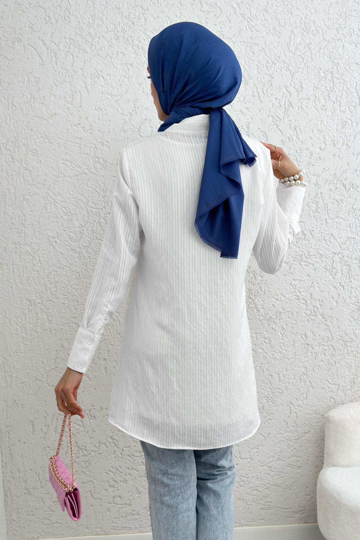 Tek Cepli Gömlek 2230 - BEYAZ |  