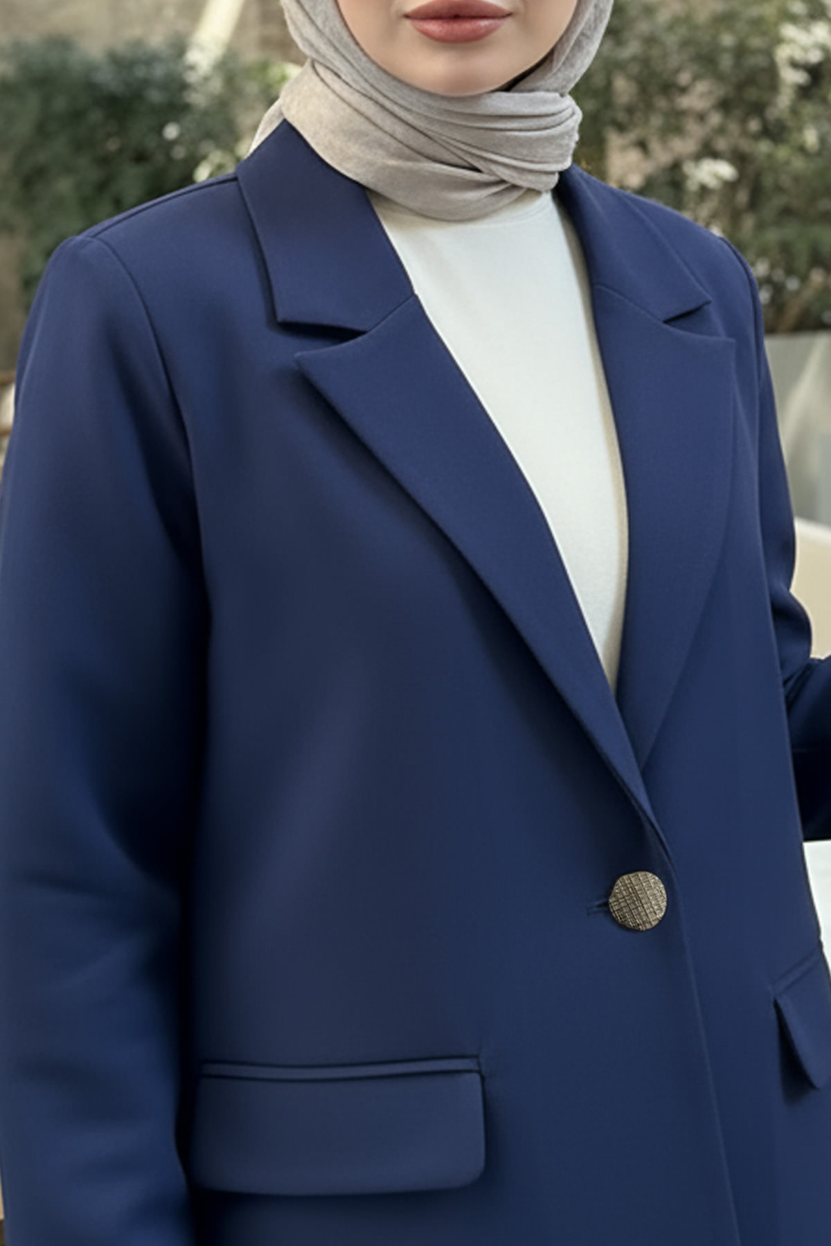 Scuba Blazer Ceket 2272 - LACİVERT |  
