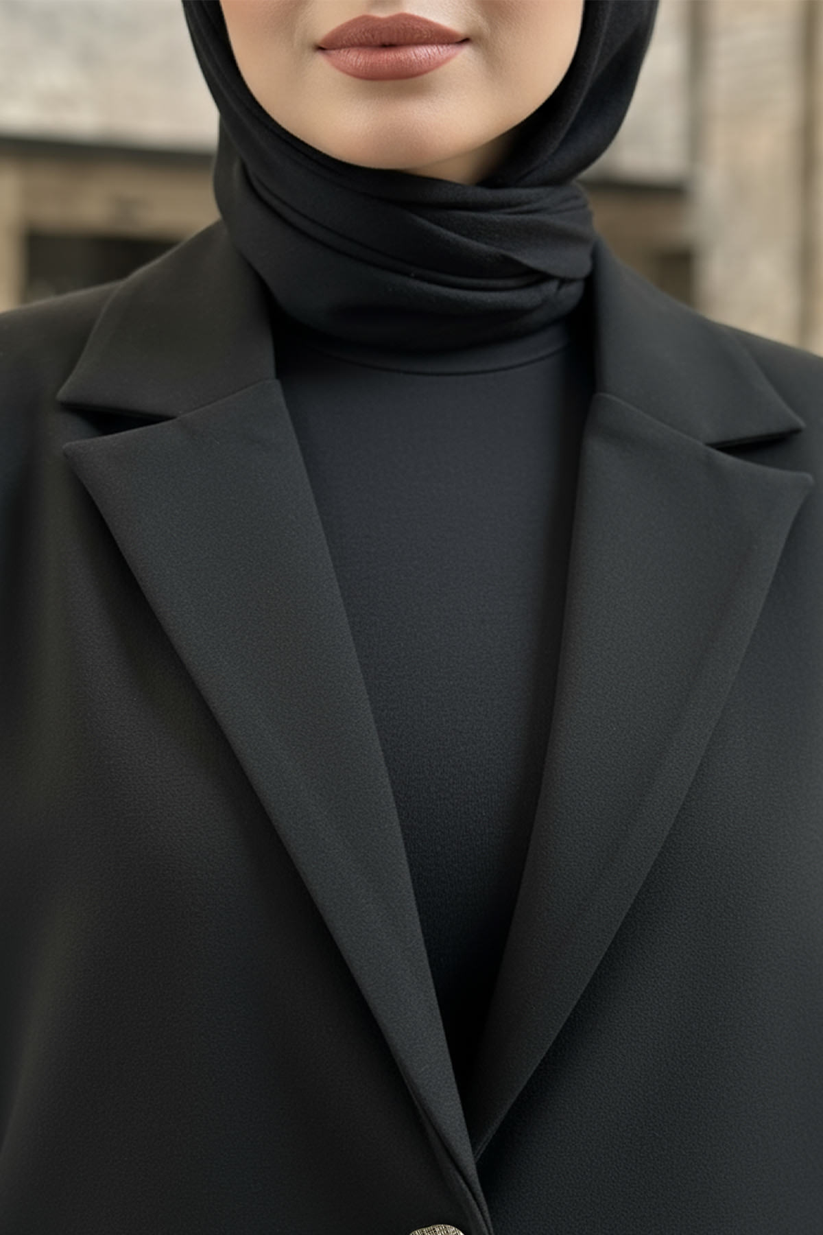 Scuba Blazer Ceket 2272 - SİYAH |  