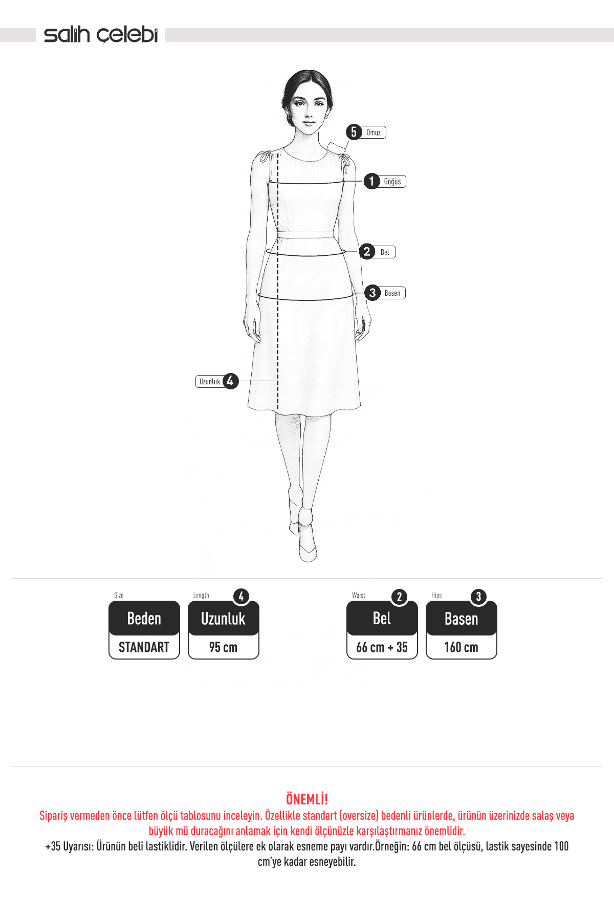 Fisto ve Nakış Detaylı Etek 2329 - HAKİ |  