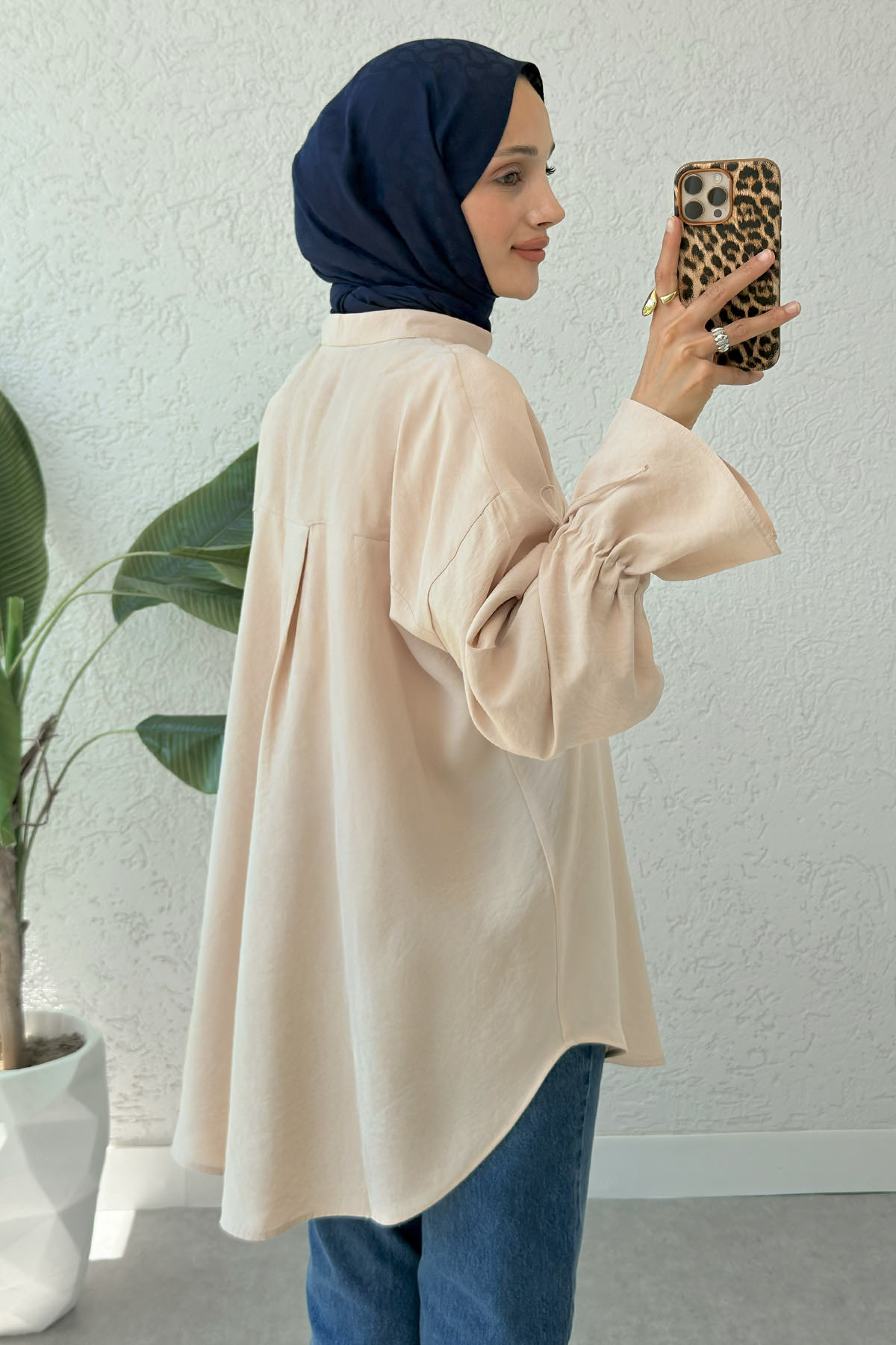 Hakim Yaka Gömlek 2340 - BEJ |  