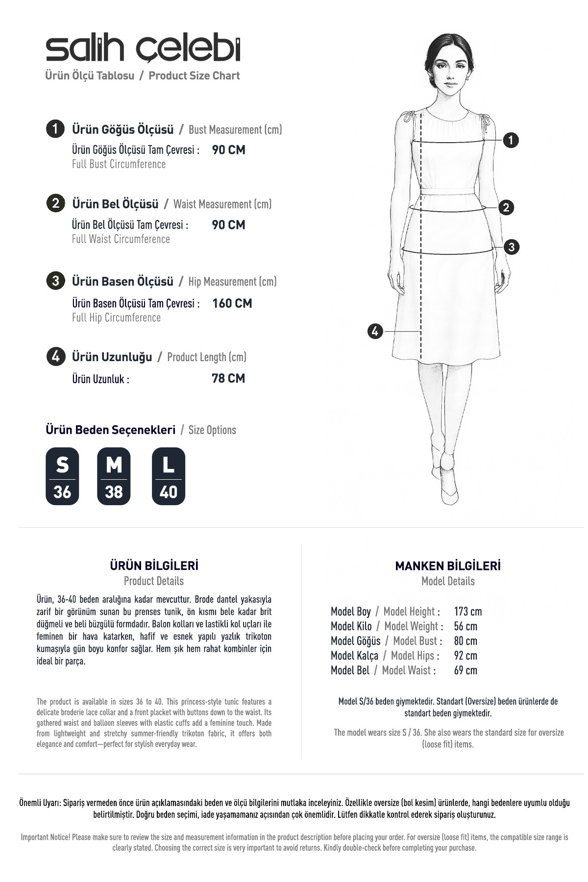 Bebe Yaka Tunik 23451 - PEMBE |  