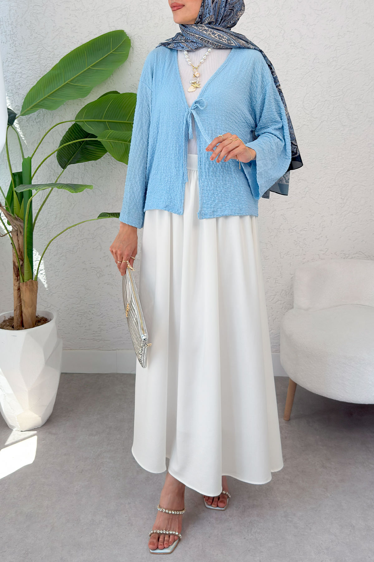 Bürümcük Kimono 2360 - MAVİ |  