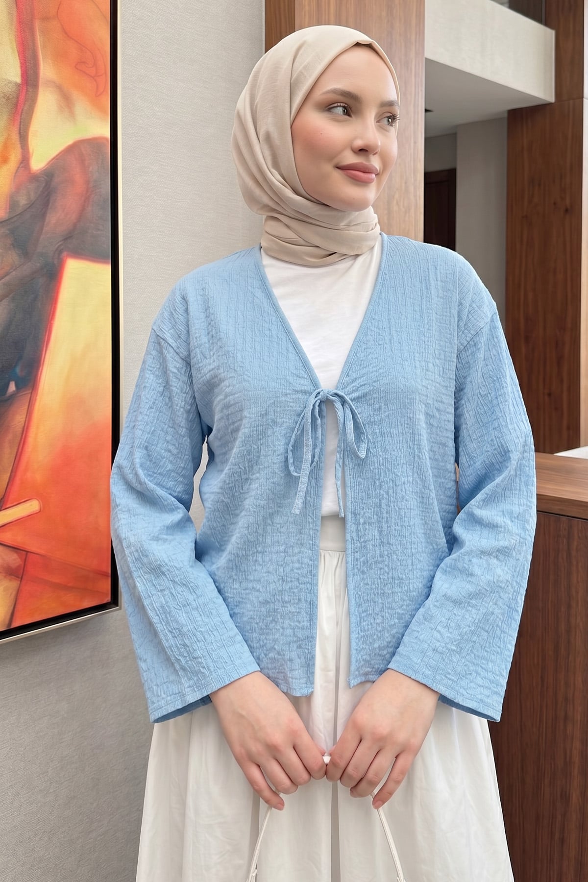Bürümcük Kimono 2360 - MAVİ |  