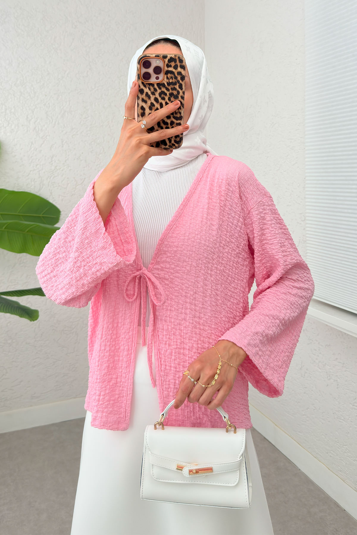 Bürümcük Kimono 2360 - PEMBE |  