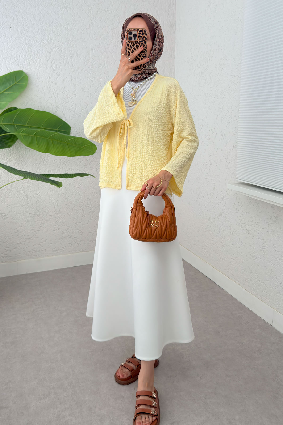 Bürümcük Kimono 2360 - SARI |  