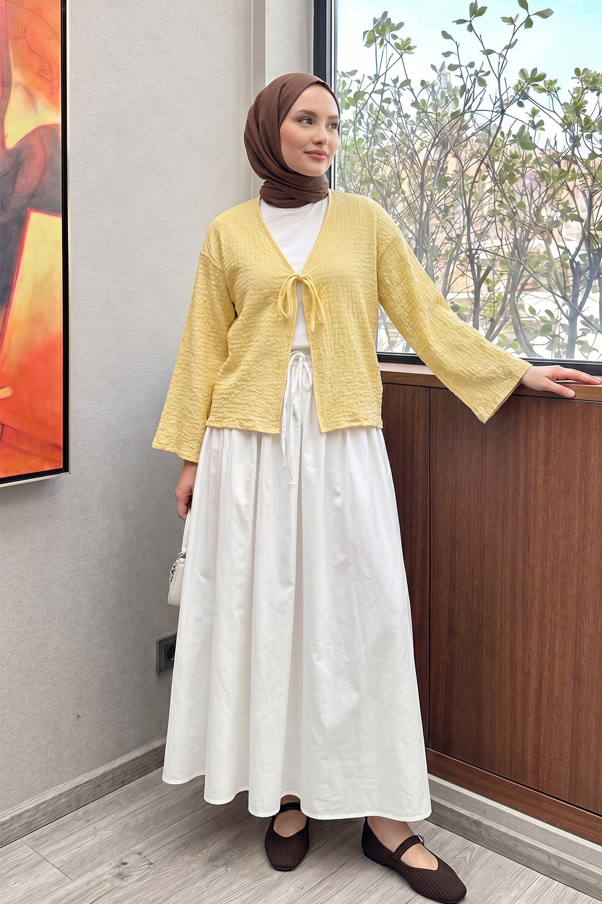 Bürümcük Kimono 2360 - SARI |  