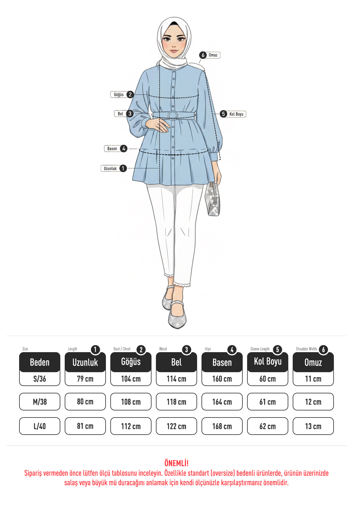 Kat Kat Keten Tunik 2369 - PEMBE |  