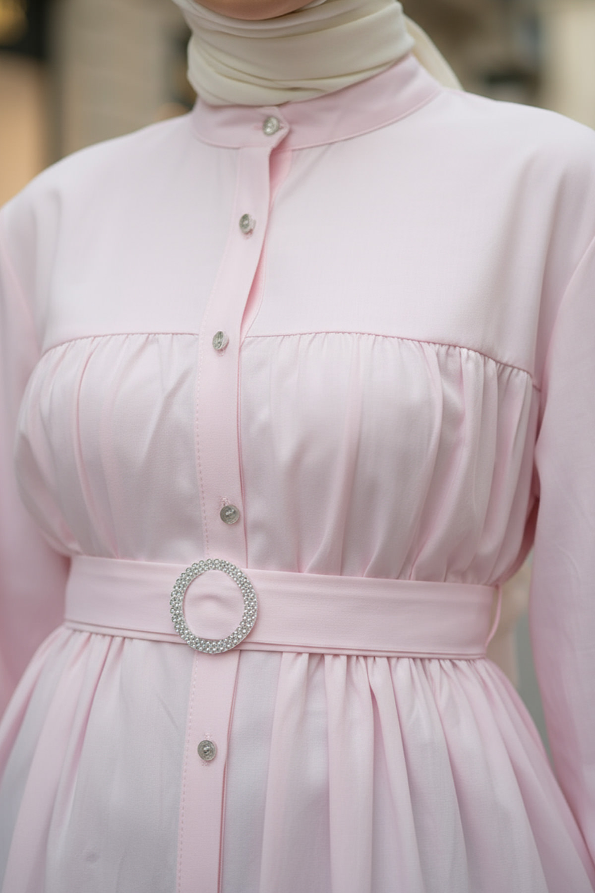 Kat Kat Keten Tunik 2369 - PEMBE |  