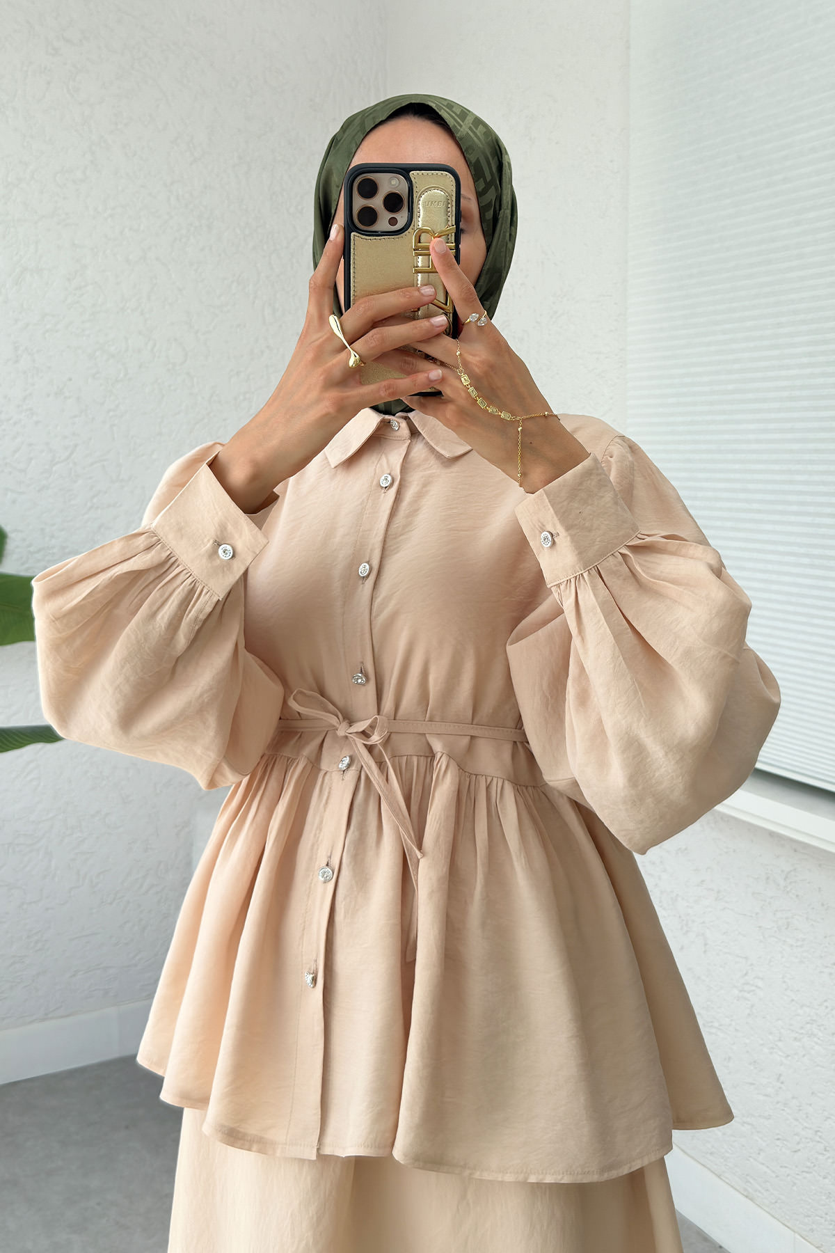 Modal Etekli Takım 2371 - BEJ |  