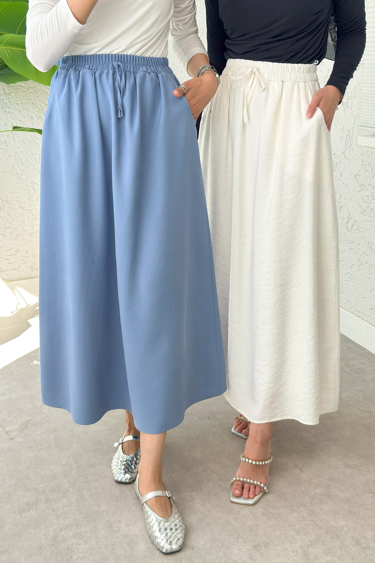 Umay Cepli Etek 2383 - KREM |  