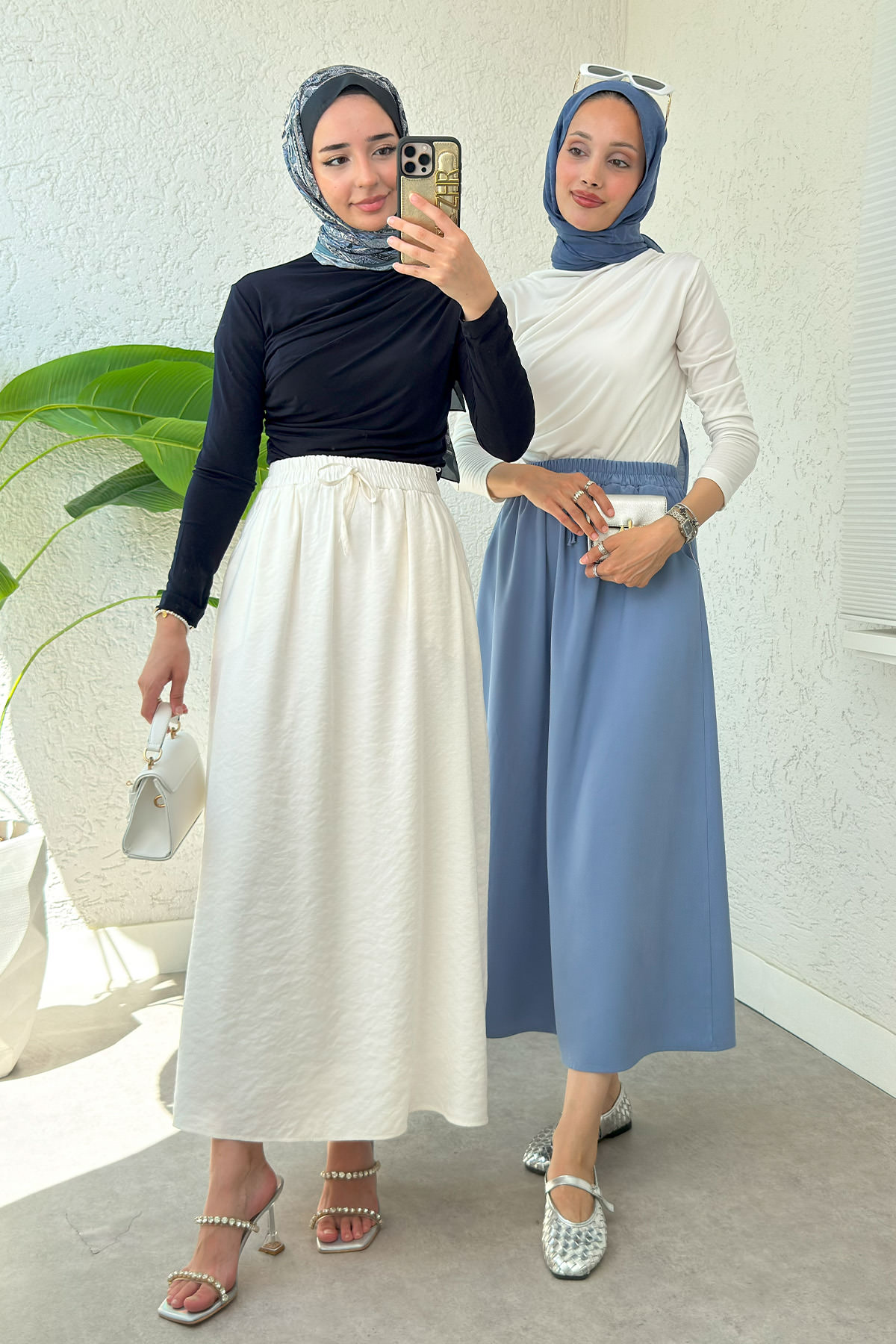 Umay Cepli Etek 2383 - KREM |  