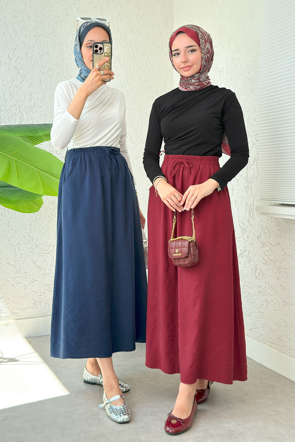 Umay Cepli Etek 2383 - BORDO |  