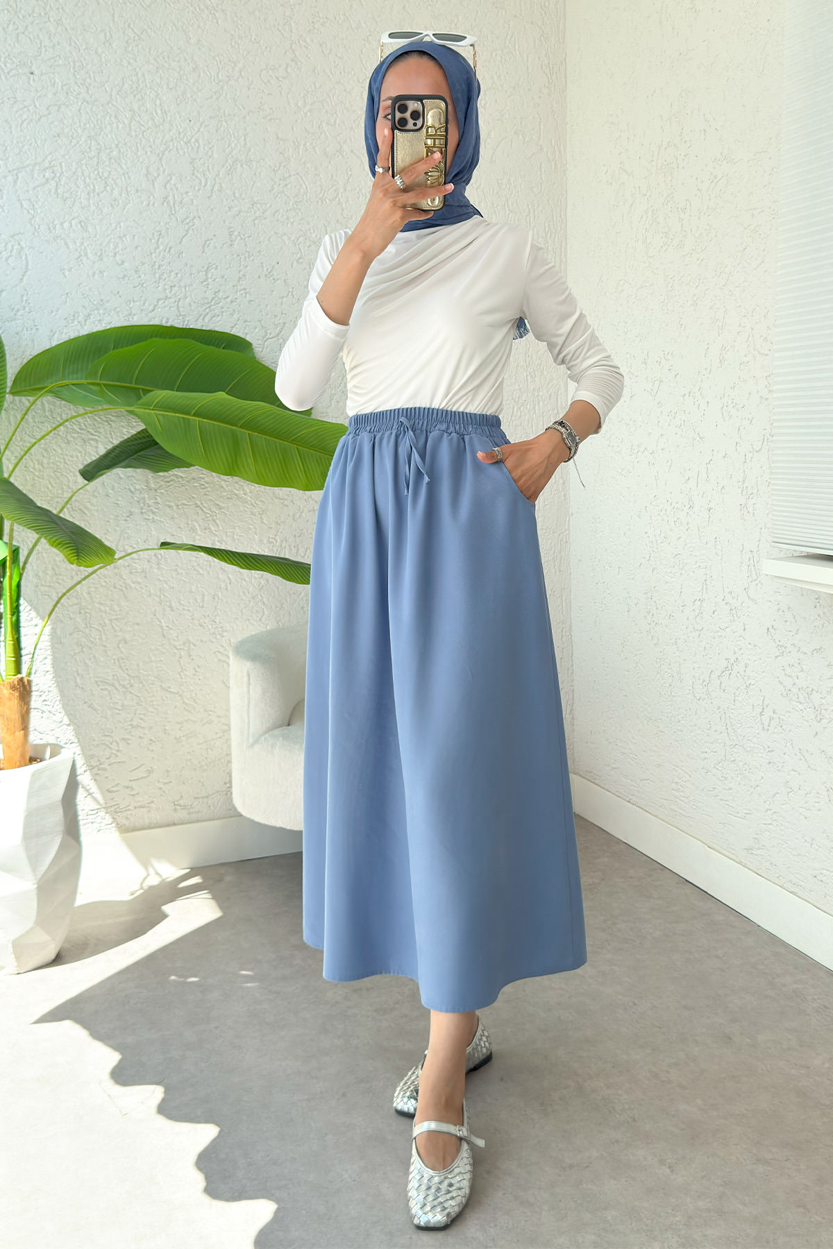 Umay Cepli Etek 2383 - MAVİ |  