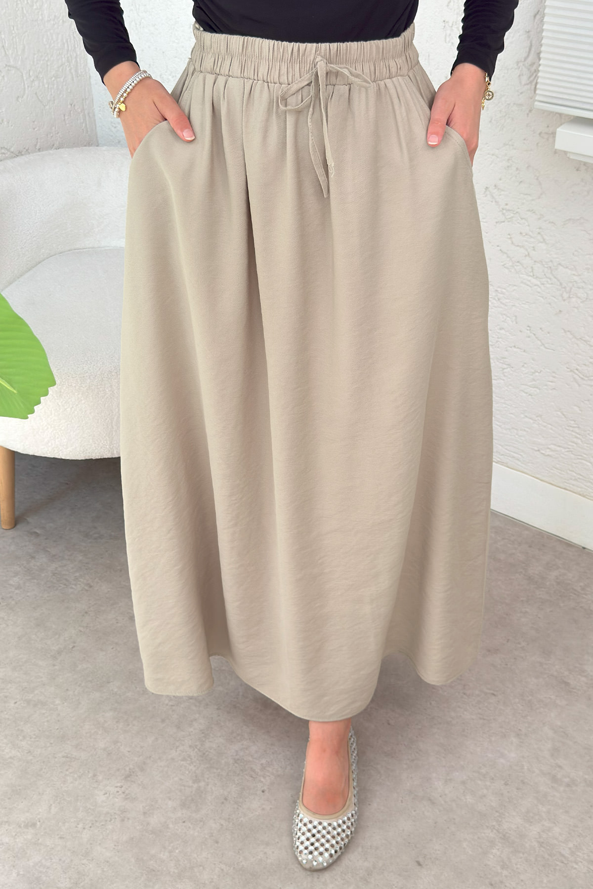 Umay Cepli Etek 2383 - TAŞ RENGİ |  