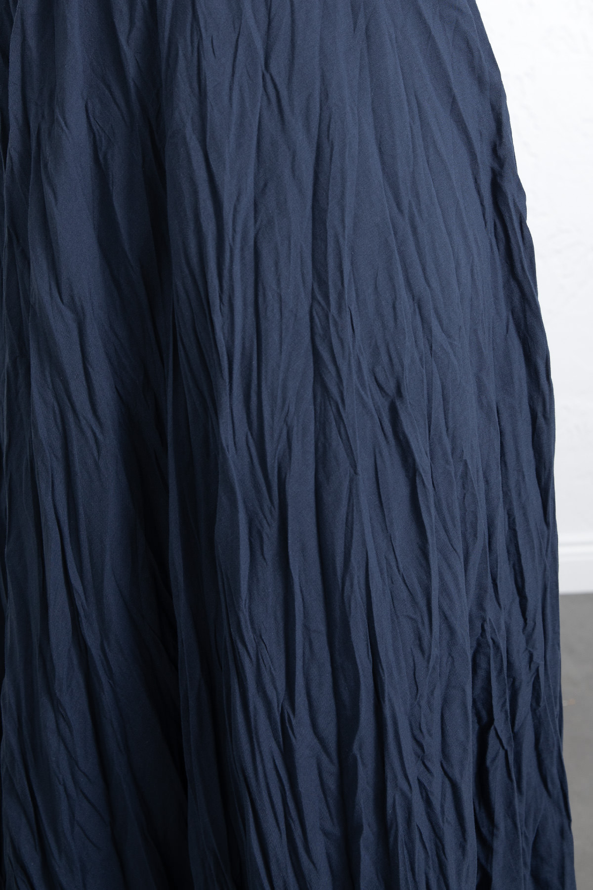 Kraş Dokulu Uzun Etek 253000 - LACİVERT |  