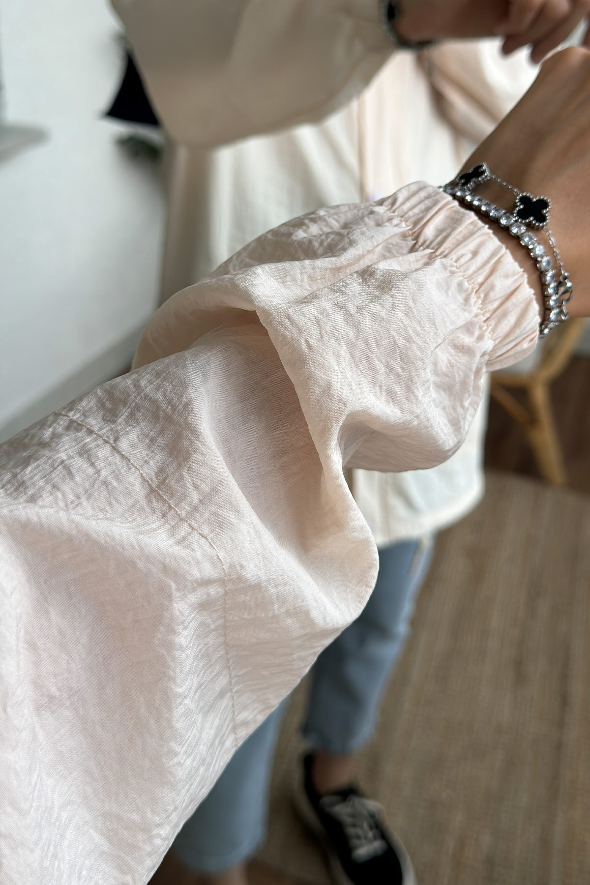 61649 Kapüşonlu Yağmurluk - BEJ |  